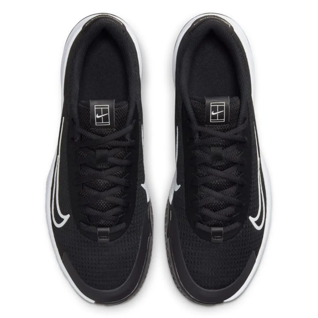Tread Pattern Everyday Gear Nike Court Vapor Lite 2 Women Tennis Shoes - Black/White