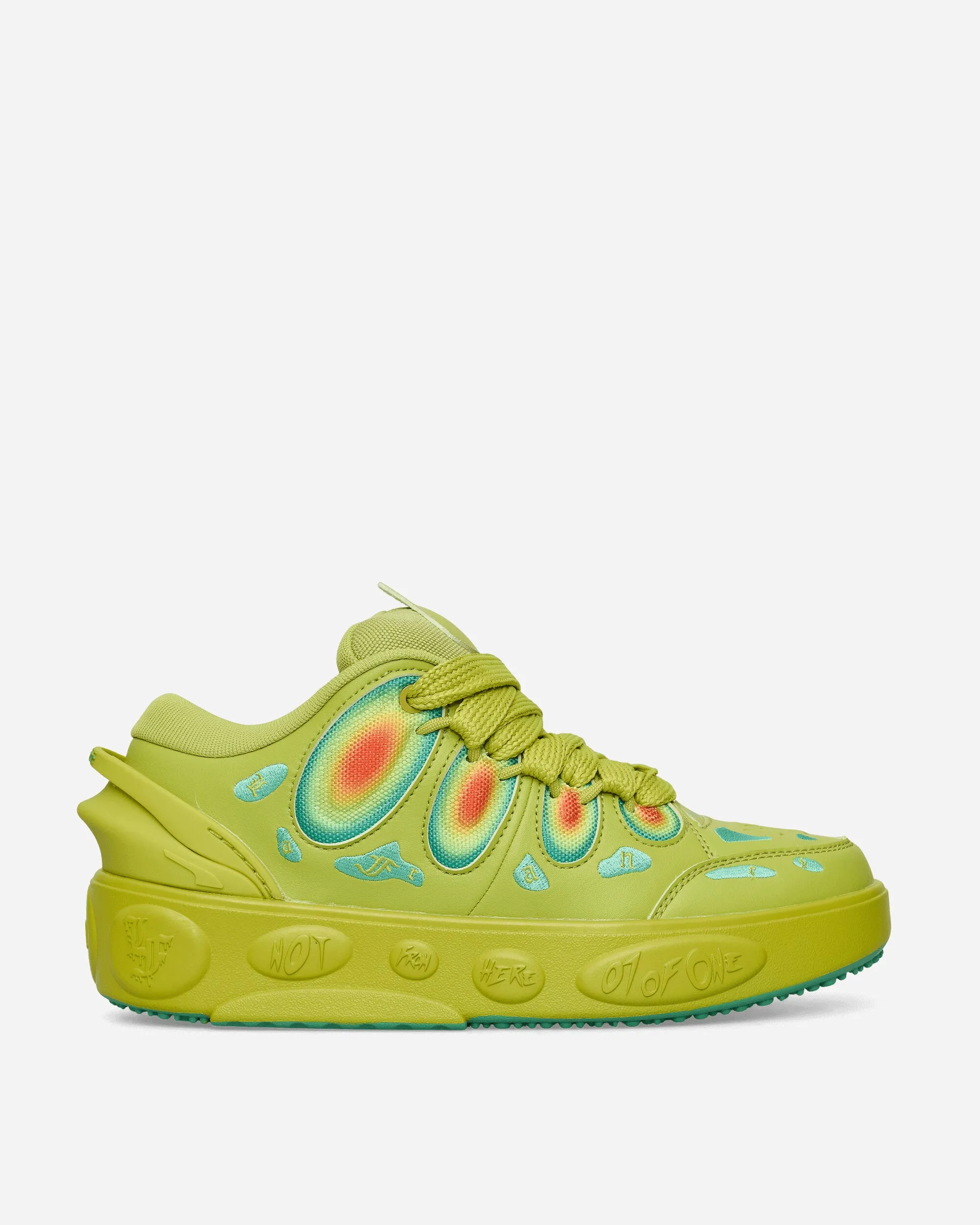 rubber LaMelo Ball LaFranc?? Heatmap Sneakers Sea Kelp / Jade Frost