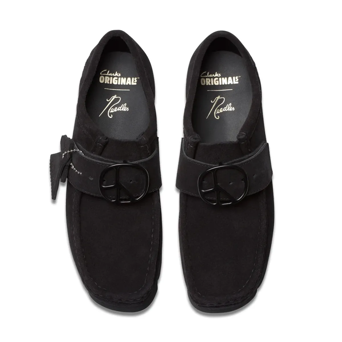   NEEDLES Walla Strap Low 'Black Suede' Back friendly