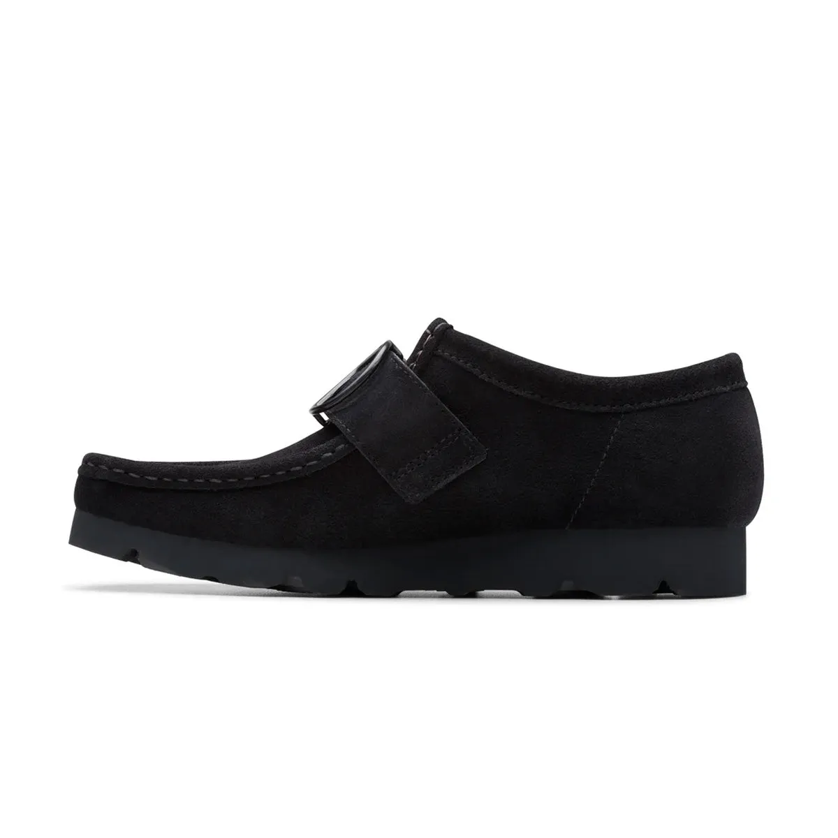   NEEDLES Walla Strap Low 'Black Suede' Light Liner Lined interior