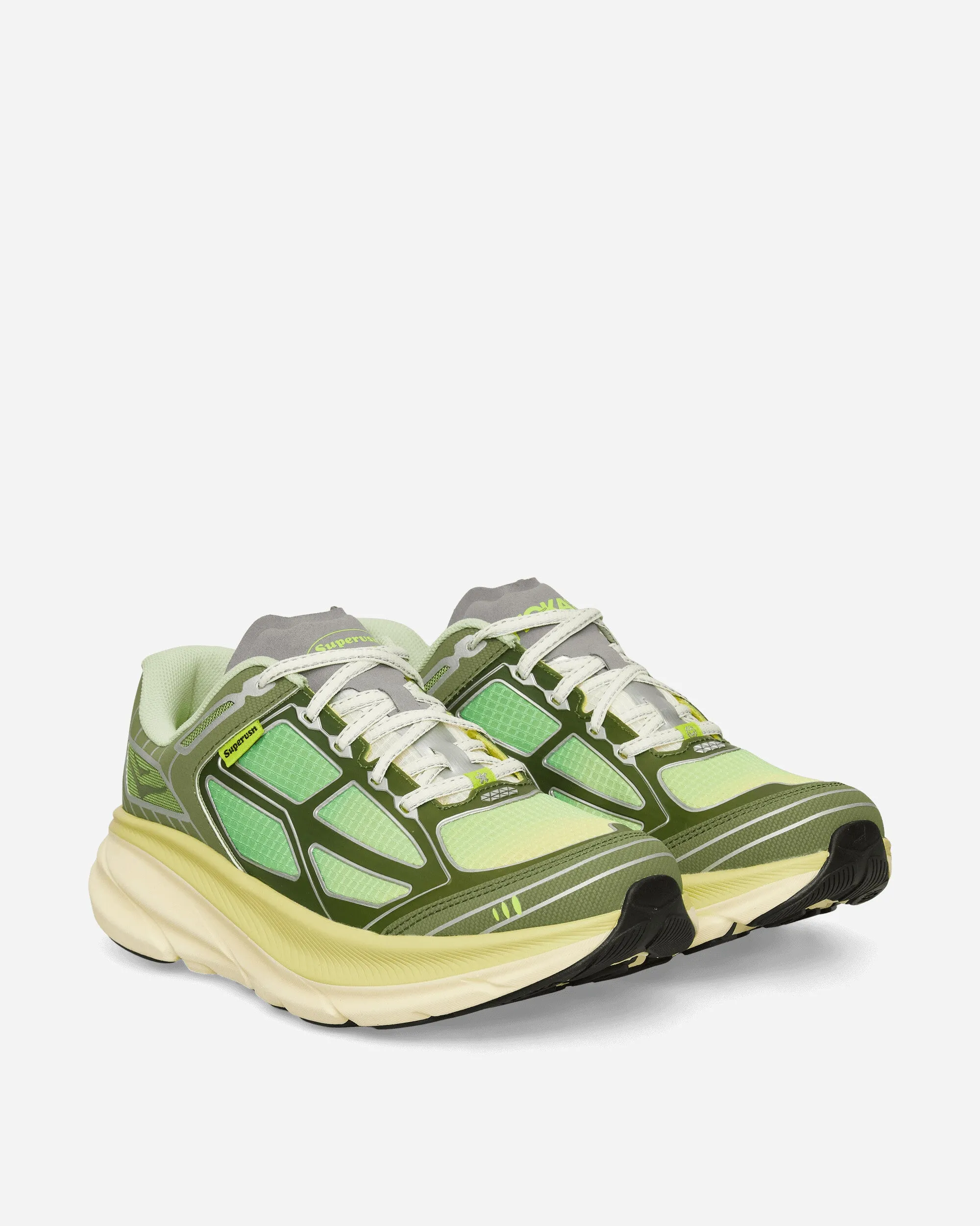 City Mood High-Quality Shoes Supervsn Clifton One9 Sneakers Green Flash / Limelight