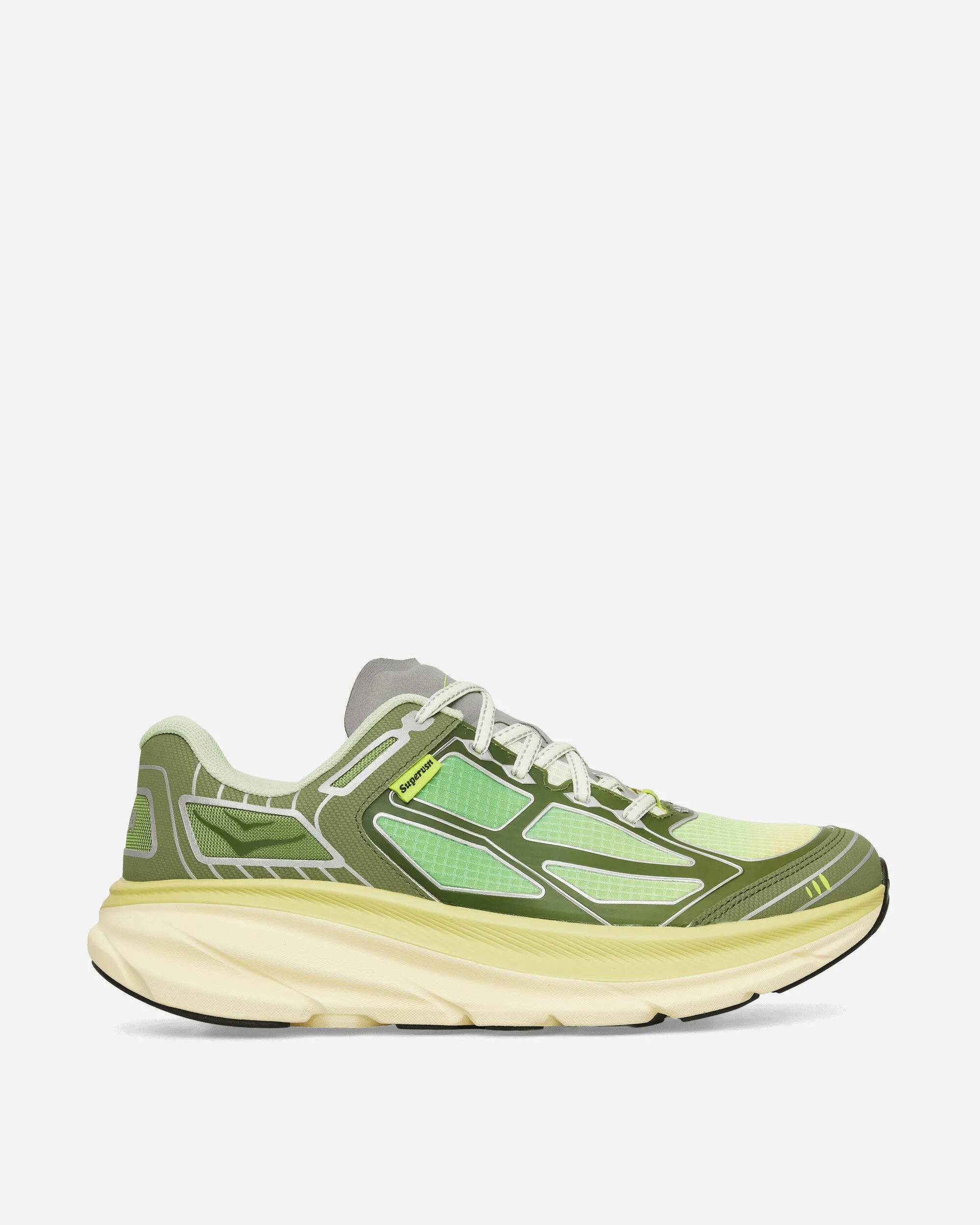 Supervsn Clifton One9 Sneakers Green Flash / Limelight Unisex Appeal Comfort   cushion