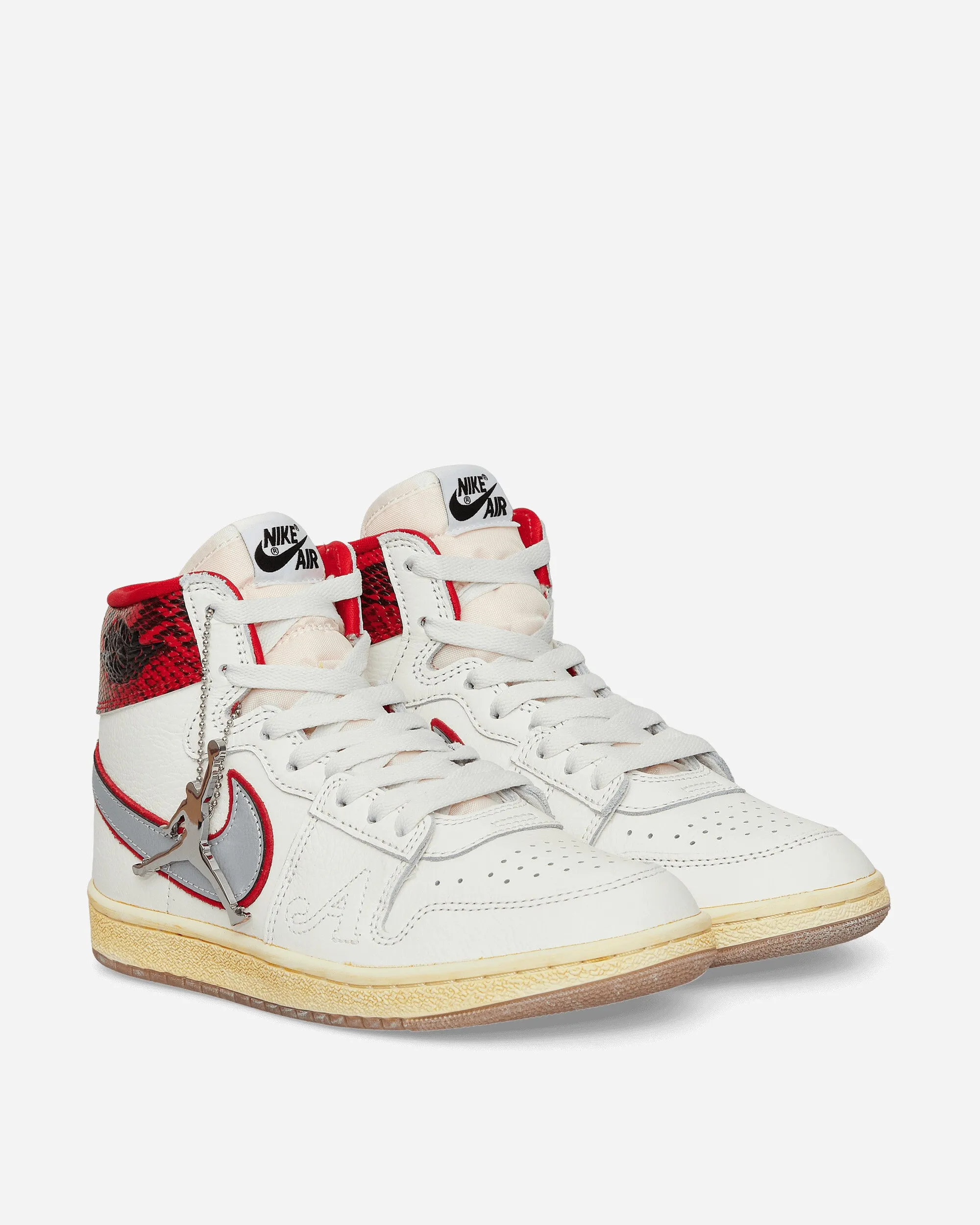 Awake NY Air Ship Sneakers Sail / University Red Suede