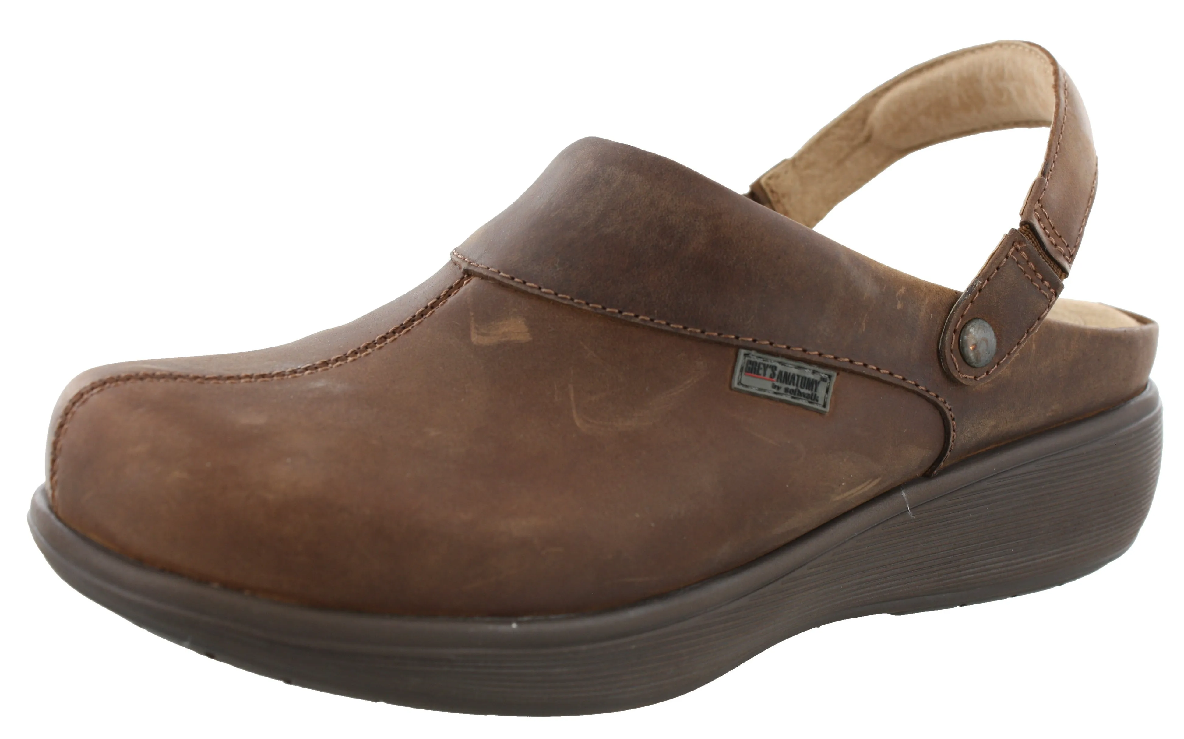 Grey Anatomy by Softwalk Nursing Slip Resistant Clogs Edge Pro Reinforced Sides