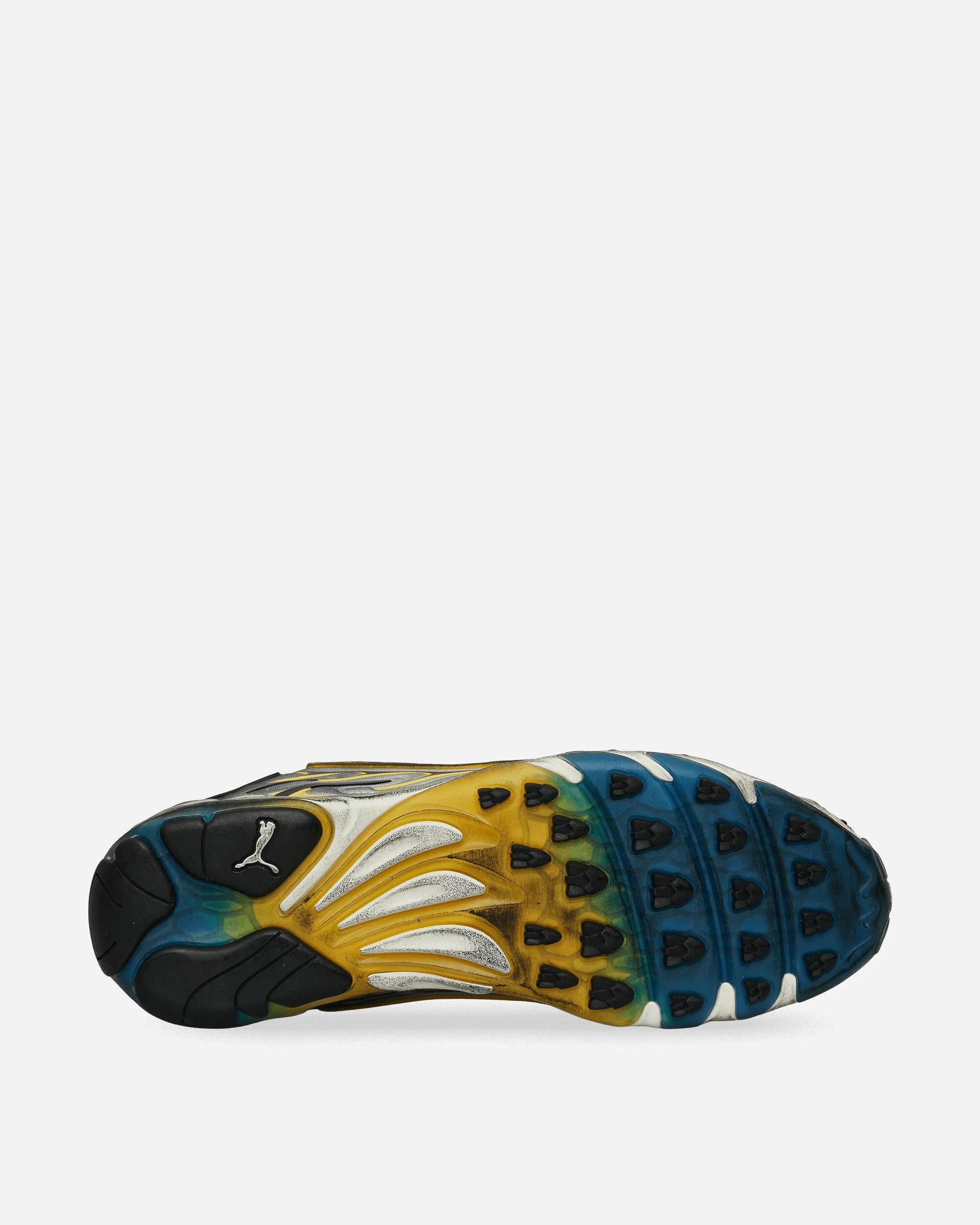 Home Style A$AP Rocky Inhale Distressed Neoprene Sneakers Warm White / Puma Black / Yellow