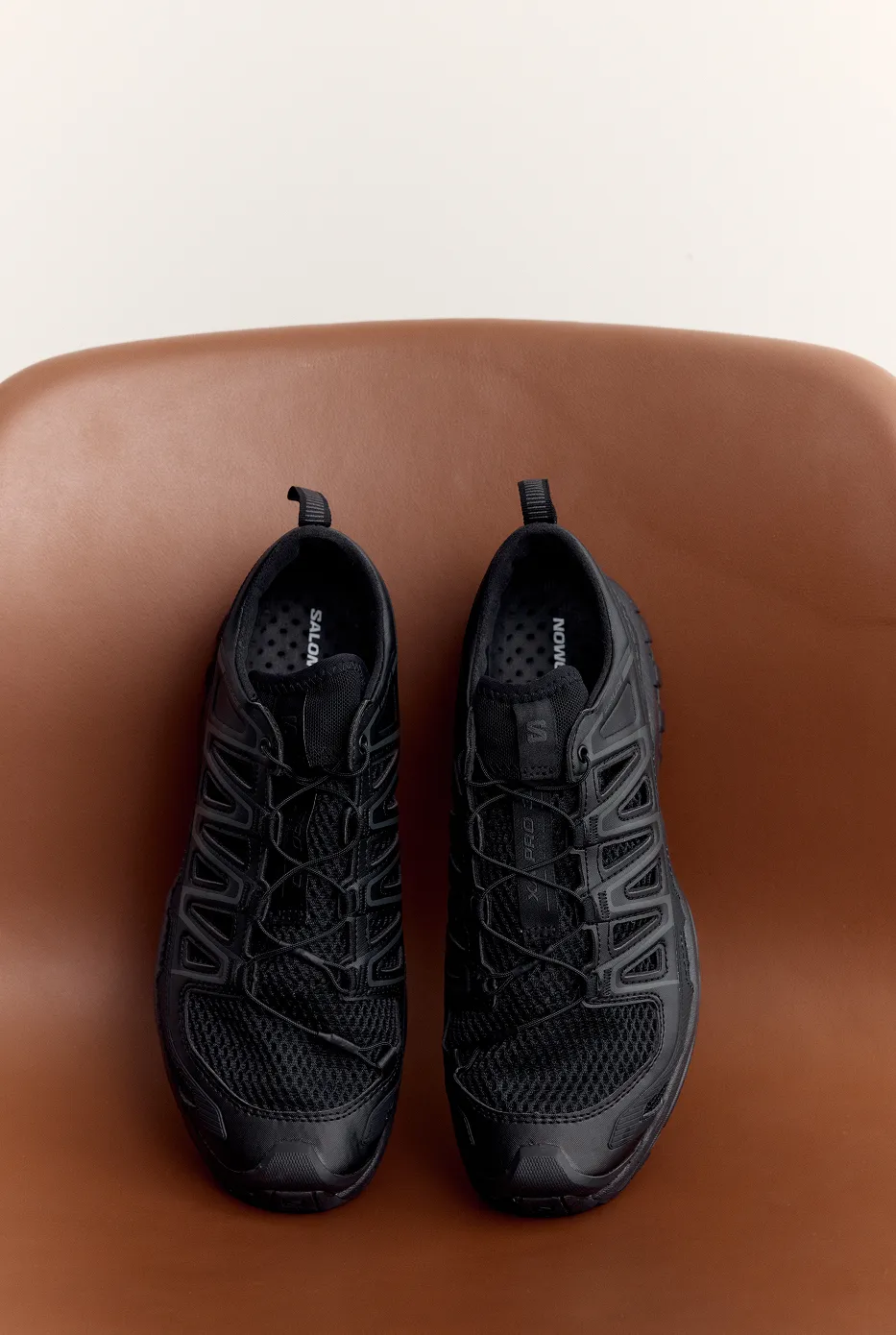 XA Pro 3D Amphib 'Black' Sneakers City Stride Slip Entry