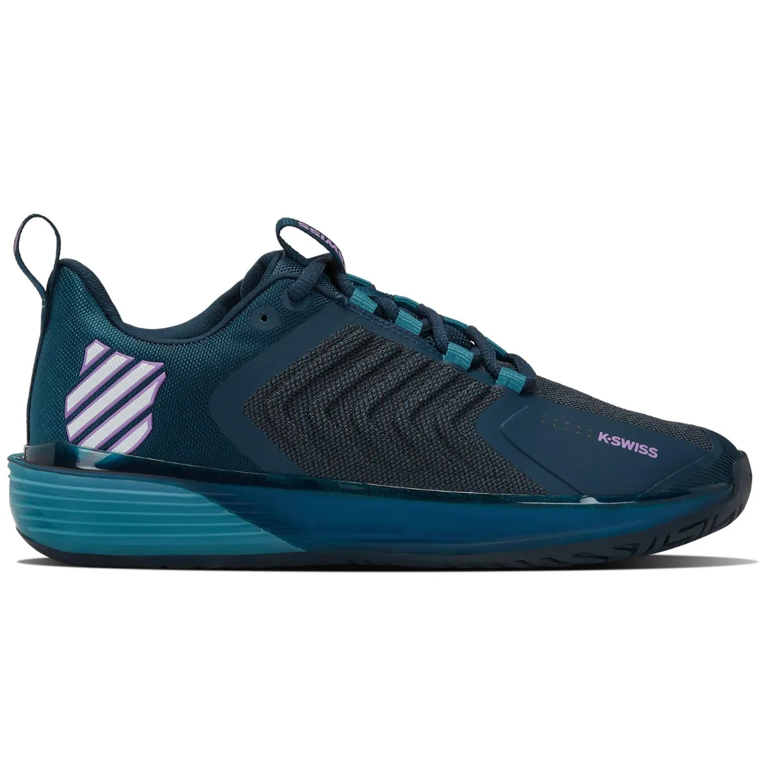 K Swiss Ultrashot 3 AC Men Tennis Shoes - Reflecting/Blue/Amethyst Urban Casual Easy Walk