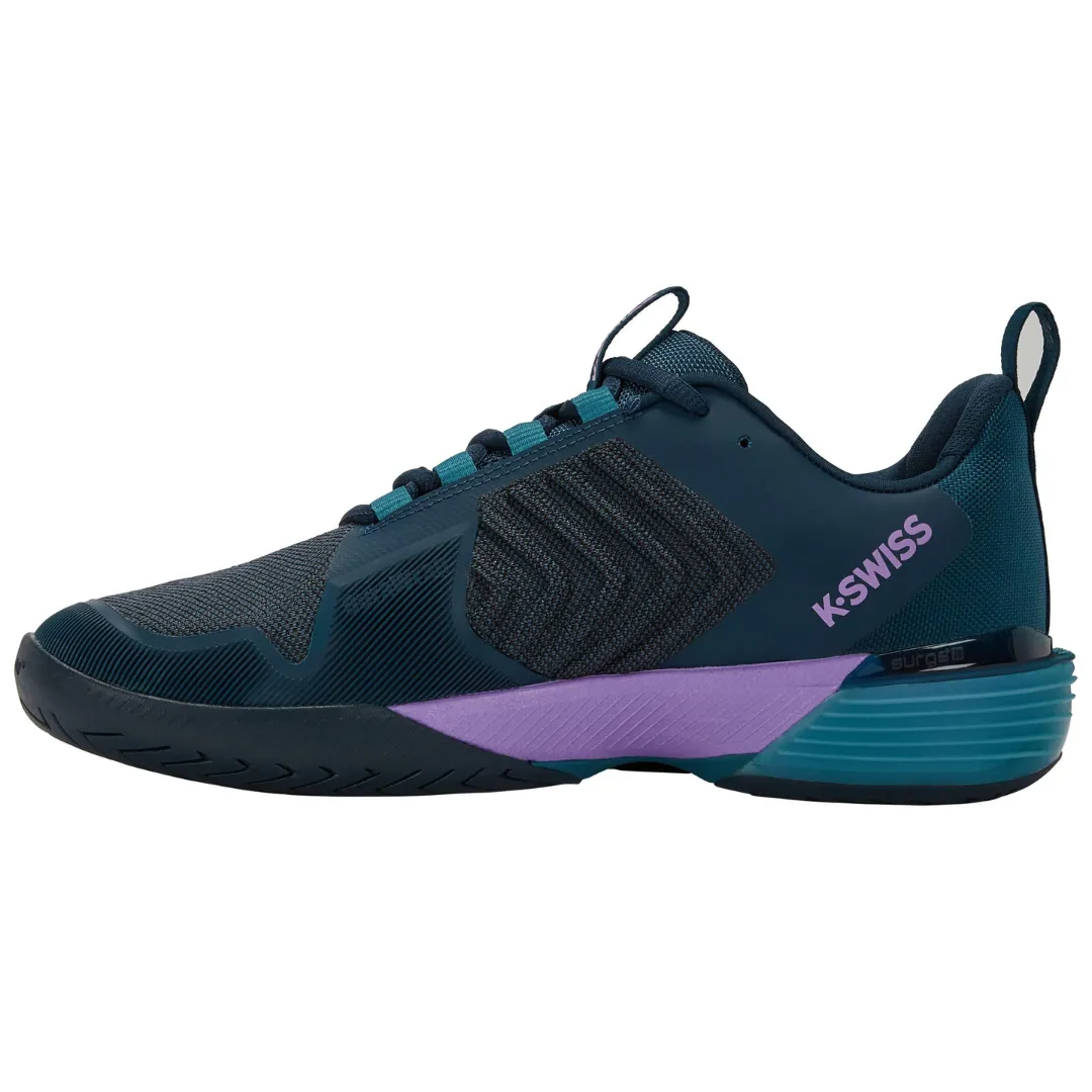 K Swiss Ultrashot 3 AC Men Tennis Shoes - Reflecting/Blue/Amethyst Ventilation Mesh