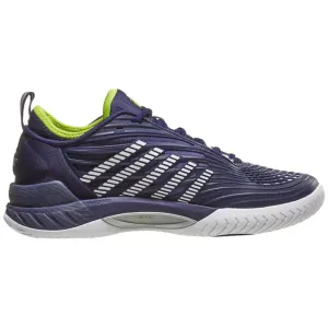 Well Padded K Swiss Hypercourt Supreme 2  Men Tennis Shoes - Peacoat/White/Lime Green
