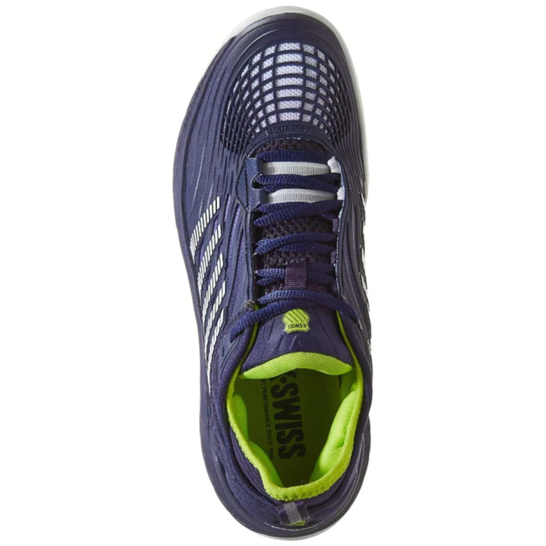 Unisex Fit K Swiss Hypercourt Supreme 2  Men Tennis Shoes - Peacoat/White/Lime Green