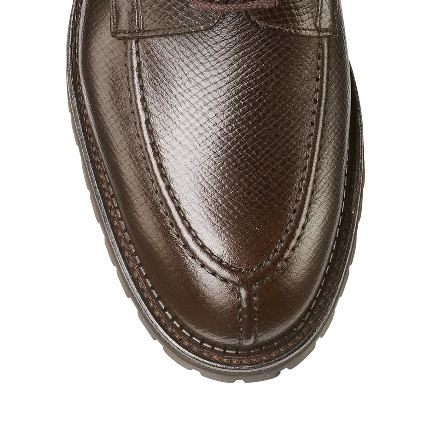 Timeless Smart Look Denver Dark Brown Hatch Grain