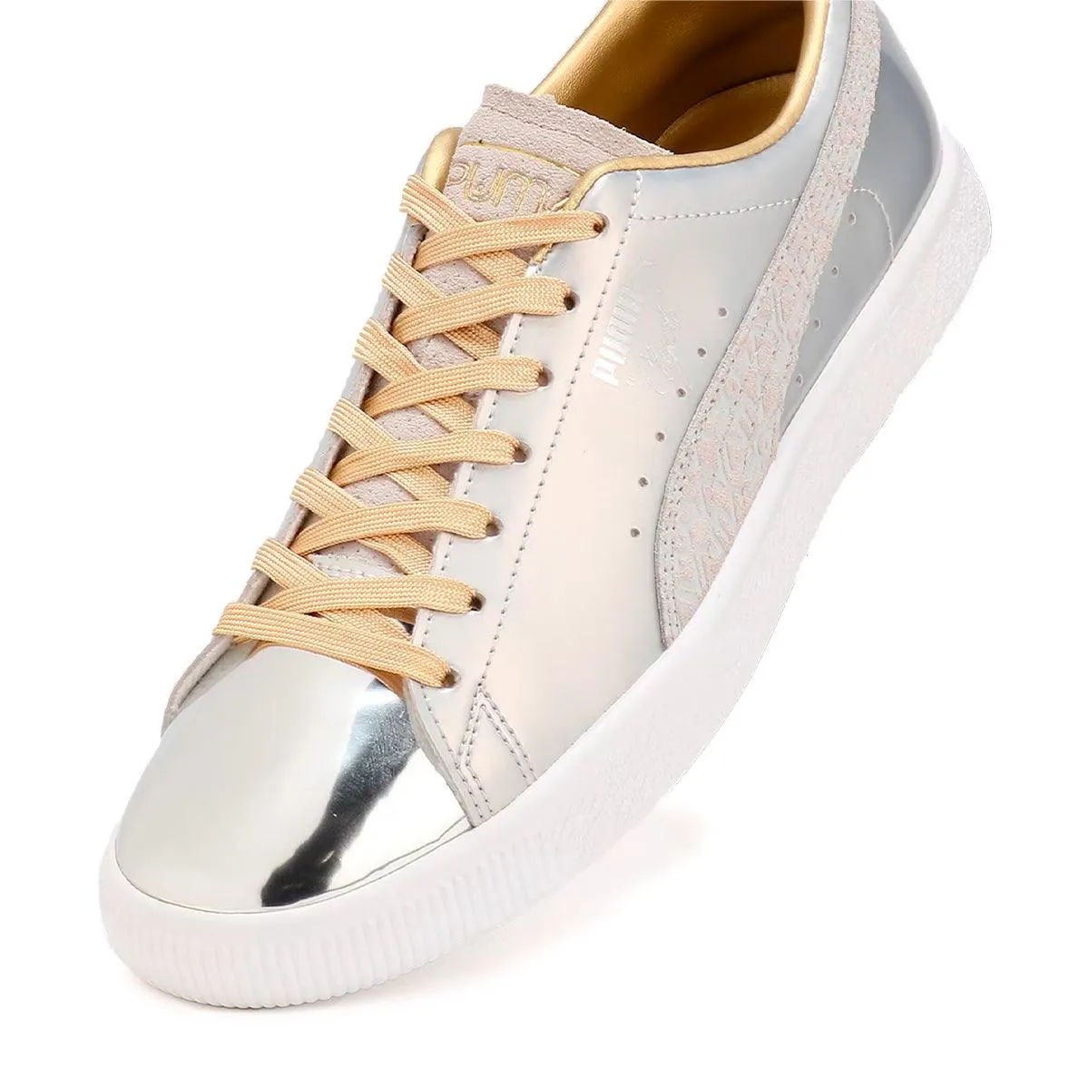   Sorayama Clyde 'Silver Gold' Fashion Comfort
