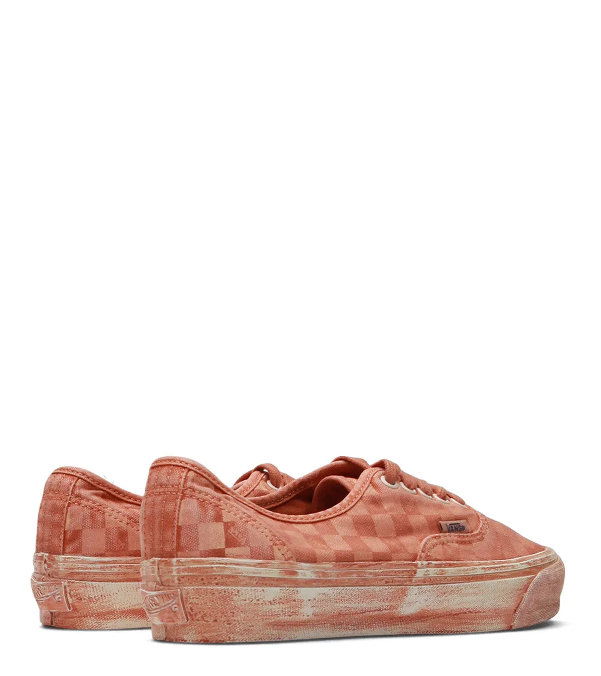 Lightweight Cushioning True Vans Authentic Dye Checkerboard Reissue 44 Orange