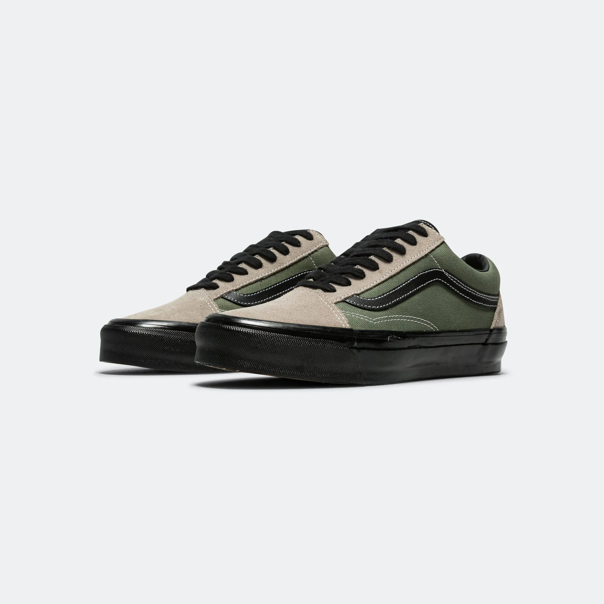 Old Skool 36 LX Park Ranger - Aluminium/Olive Reinforced Stitch Bonding