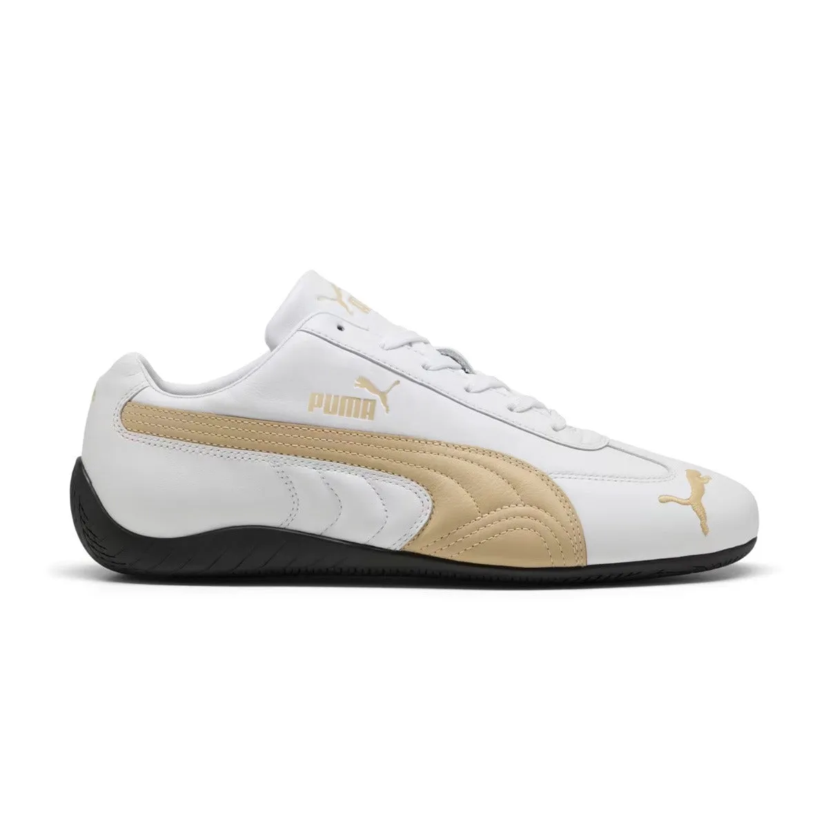 Light Weight Function driven Speedcat Leather 'White Toasted Almond'