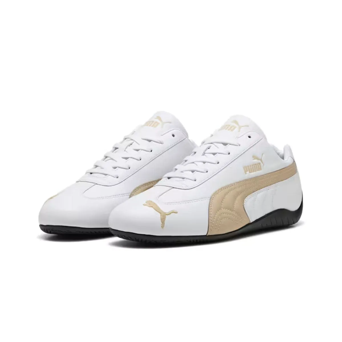 Durable Comfort Active Look Speedcat Leather 'White Toasted Almond'