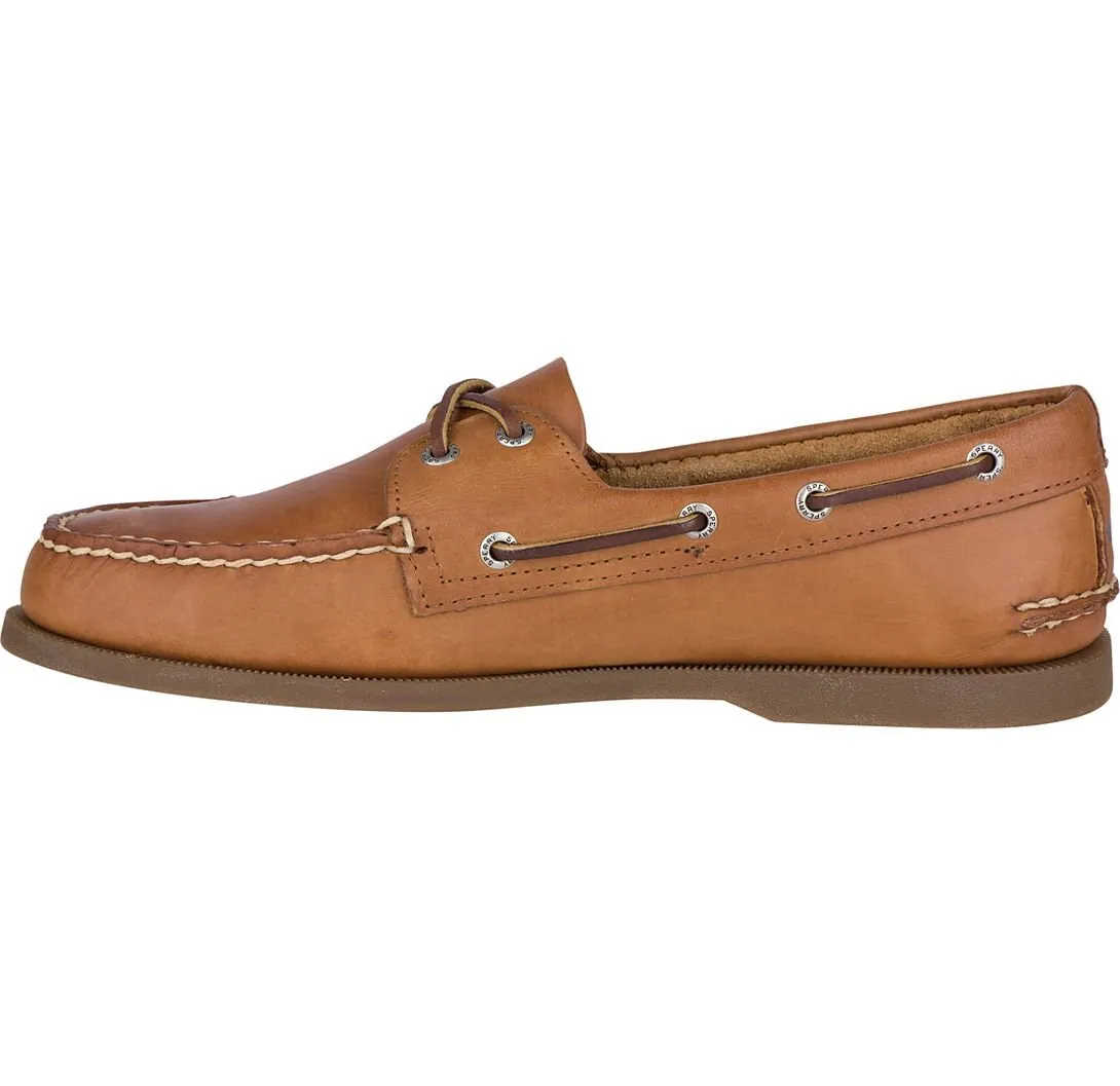 Comfortable to wear Total Support Sperry Men's Authentic Original Leather Boat Shoe Sahara Tan