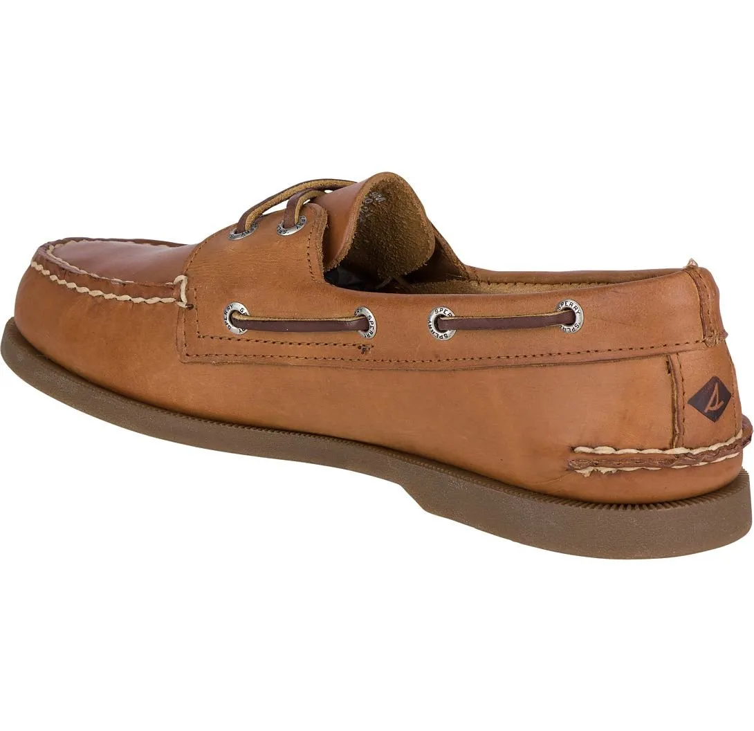Sperry Men's Authentic Original Leather Boat Shoe Sahara Tan Flexible Steps