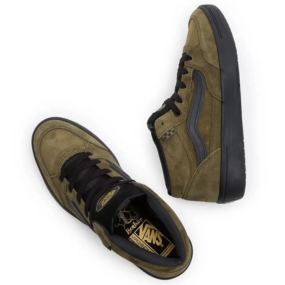 Vans Zahba Mid - Dark Olive Cushioned Footbed Comfortable Arch