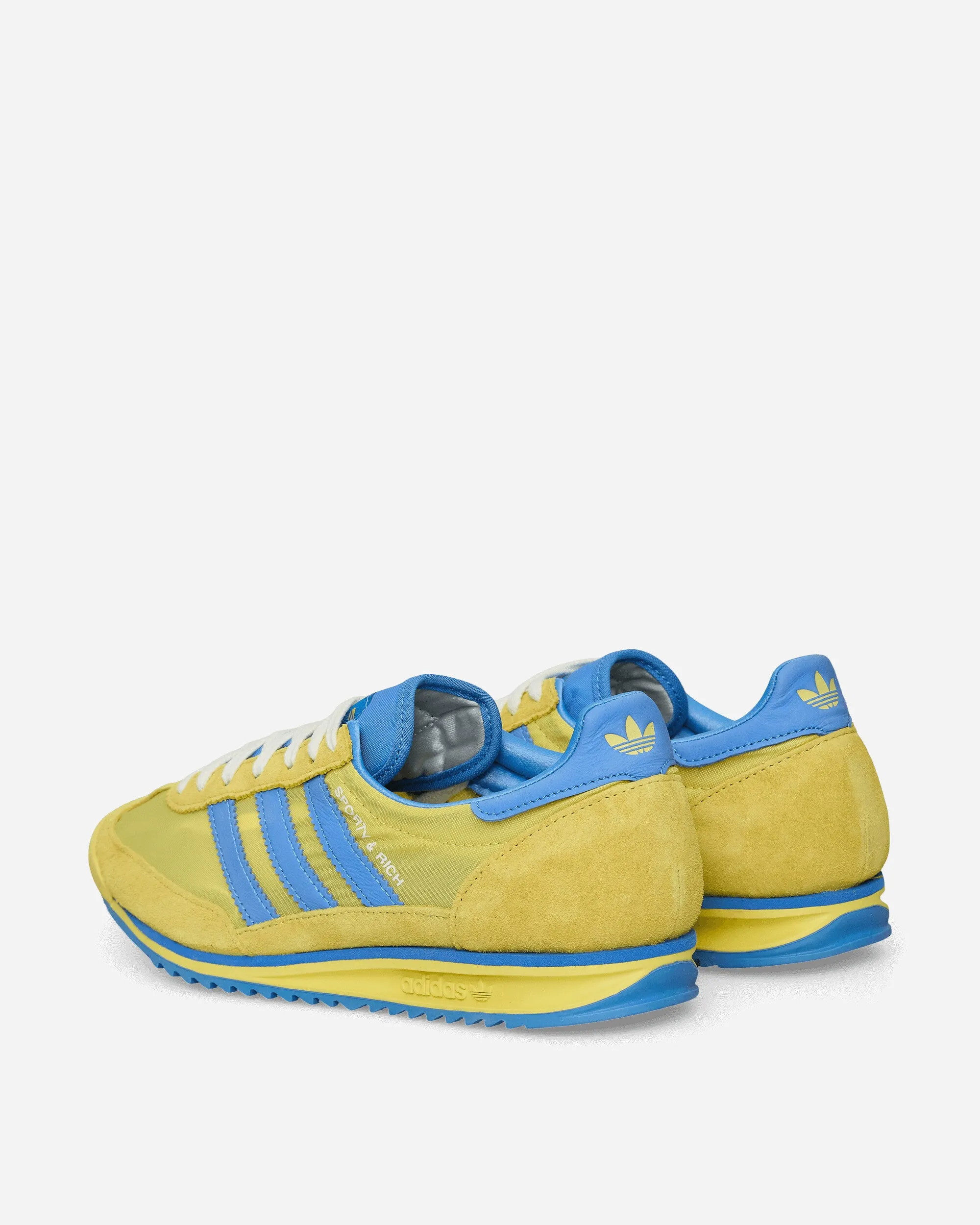 Sporty & Rich SL72 Sneakers Light Yellow / Real Blue Walk Ease Relaxed Look Shoes