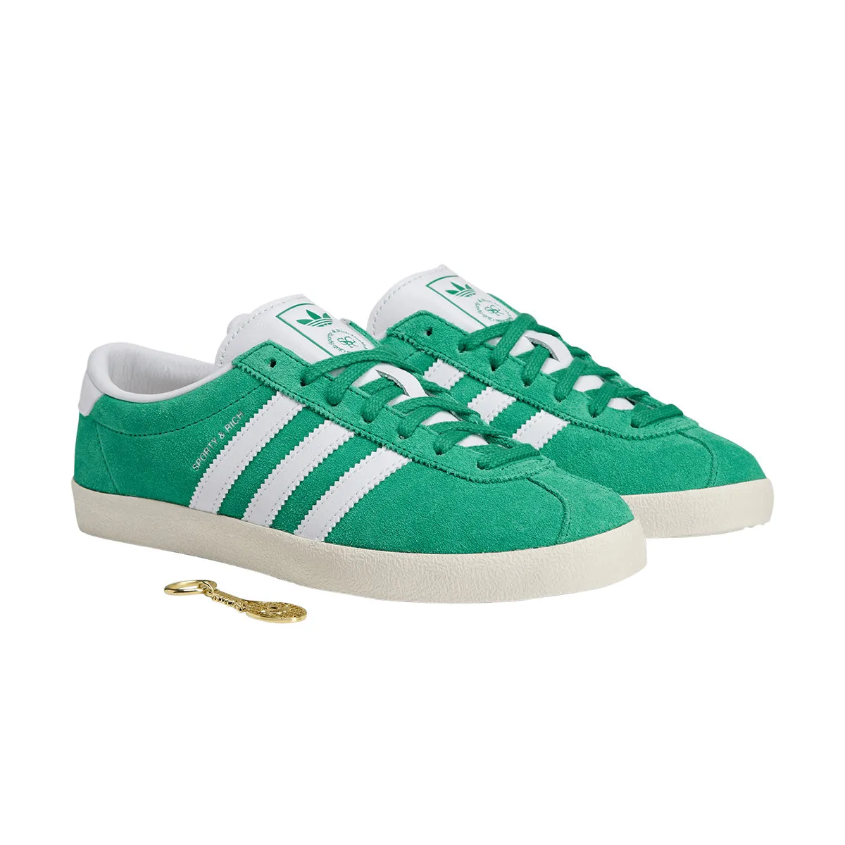   Sporty & Rich Wmns Blanc 'Court Green Cloud White' Flex Pattern Timeless Style