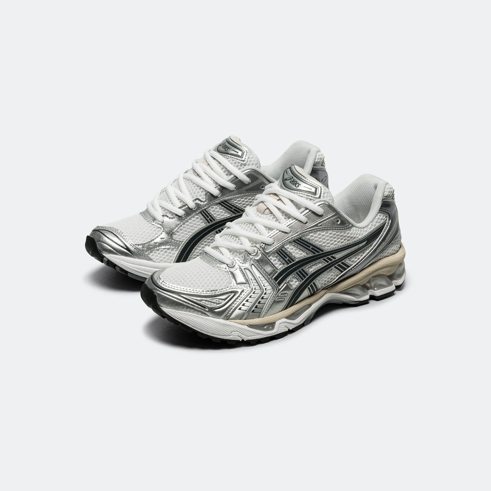 GEL-Kayano 14 - White/Graphite Grey Impact Resistant Cushioning All-Round Wear