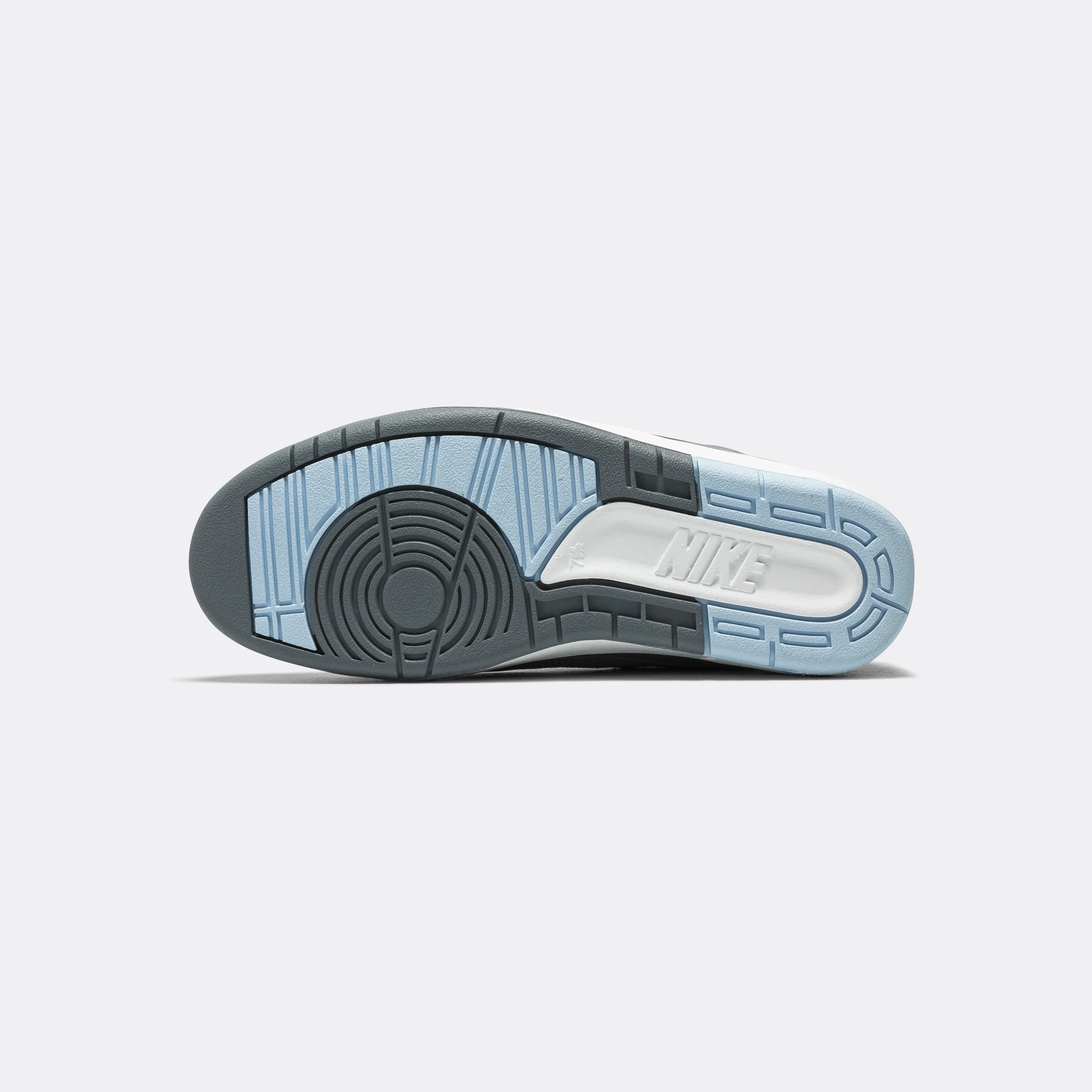Womens Air Jordan 2 Retro - Cool Grey/Ice Blue-White Impact Diffusion Plate Go Light