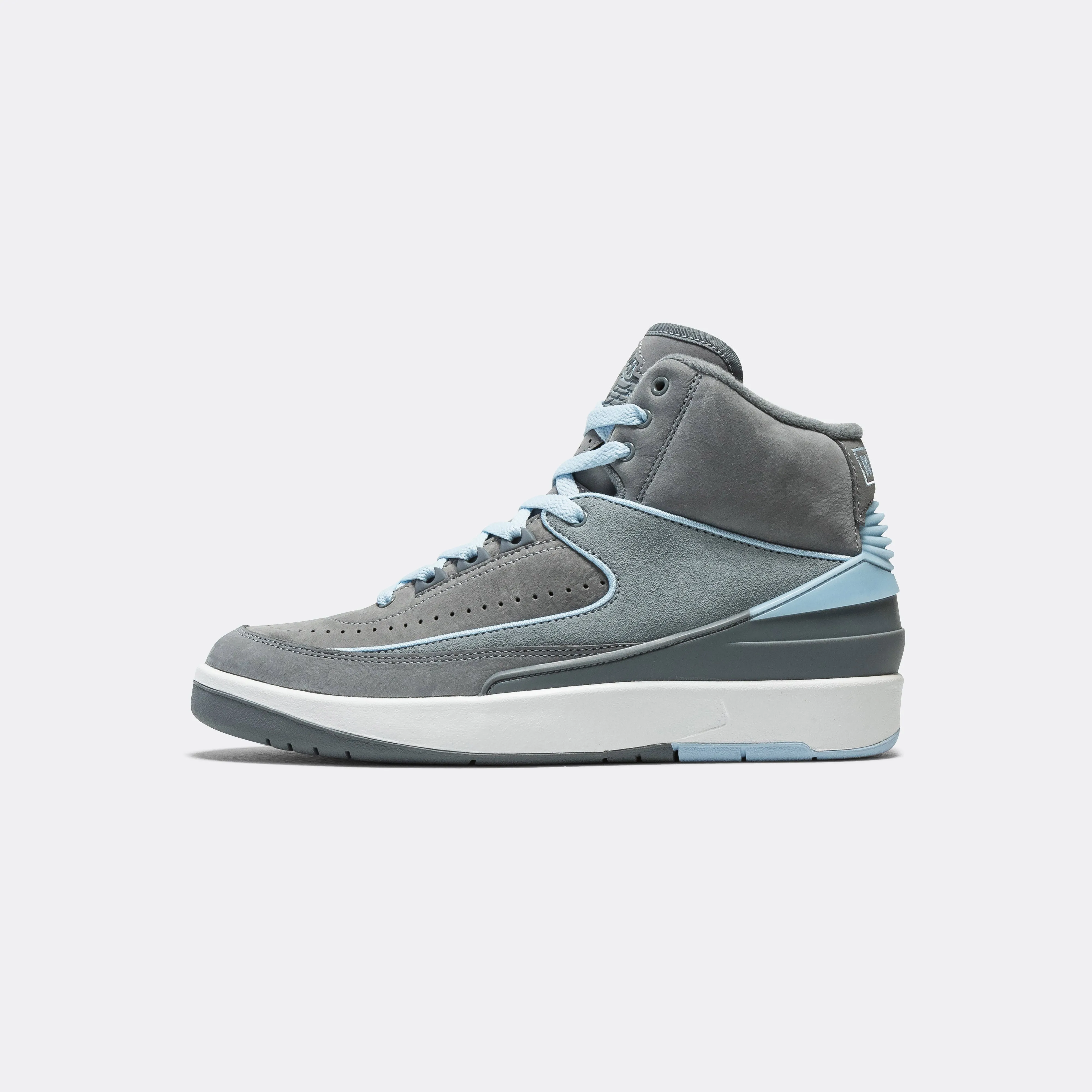 Adaptive stability Womens Air Jordan 2 Retro - Cool Grey/Ice Blue-White