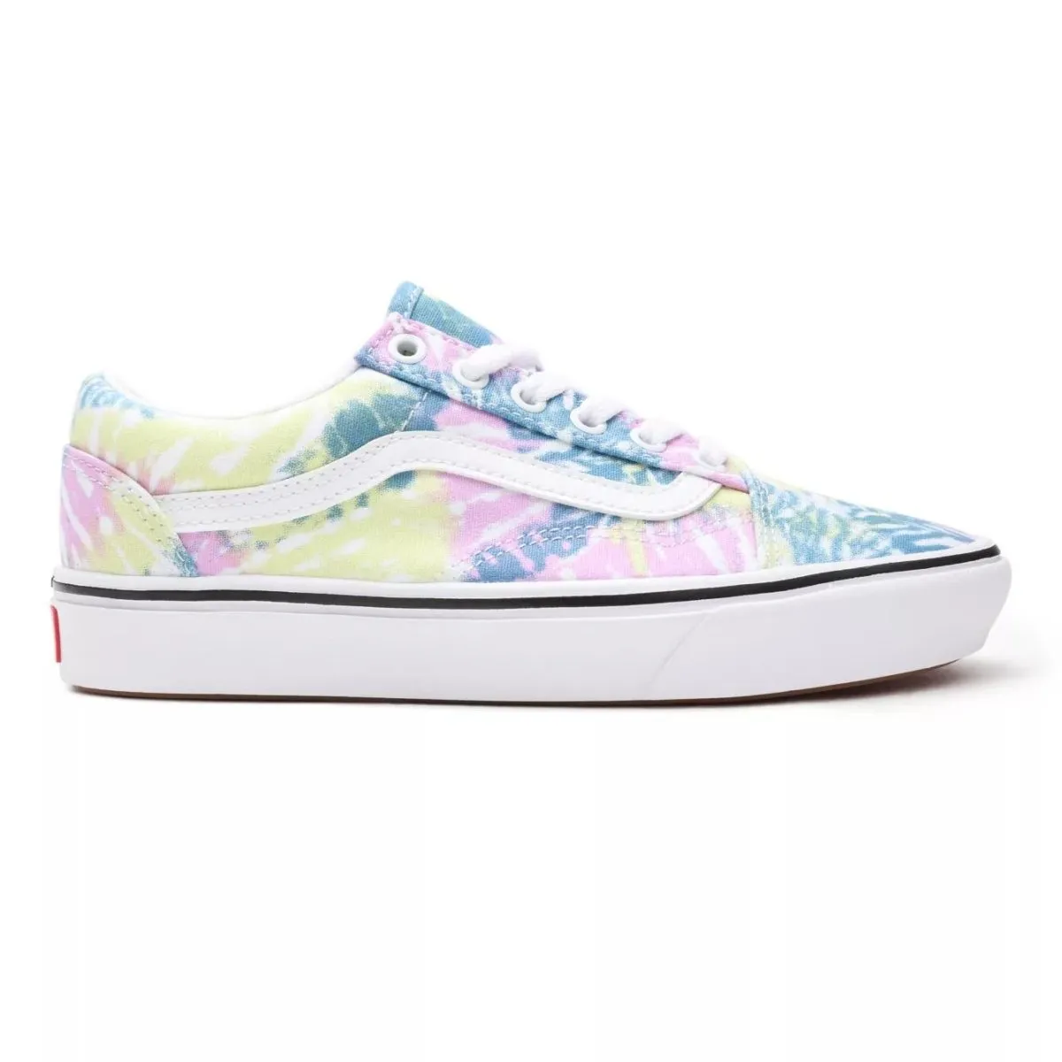 Tunnel Trek Rock Path Vans Unisex Comfy Cush Old Skool Tie Dye Orchid/True White