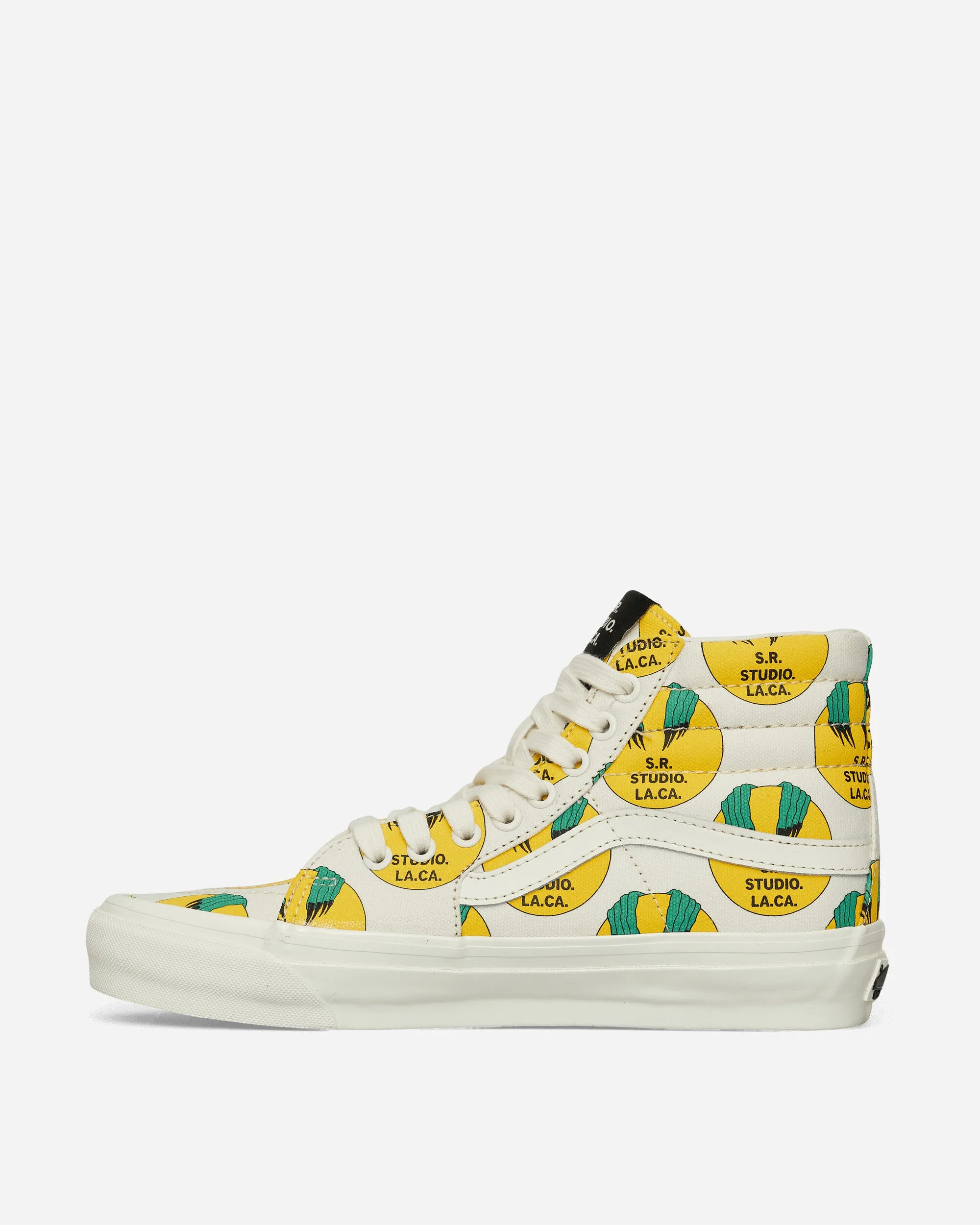 Flexible Comfort Shoes. S.R. STUDIO LA.CA. Sk8-Hi Reissue 38 Vibram Sneakers Marshmallow