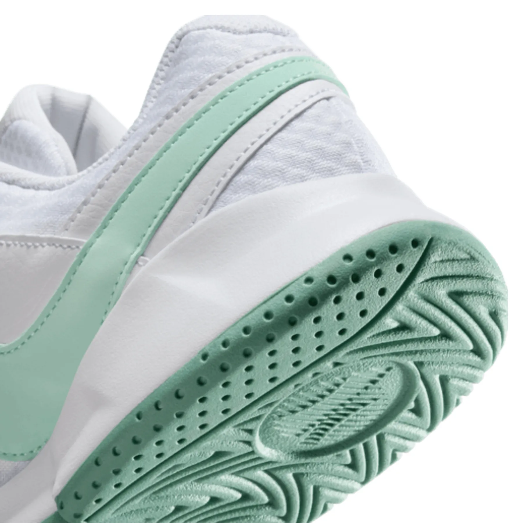 Motion control Stretch upper Nike Court Lite 4 Women's Tennis Shoes - White/Mint Foam-Cannon