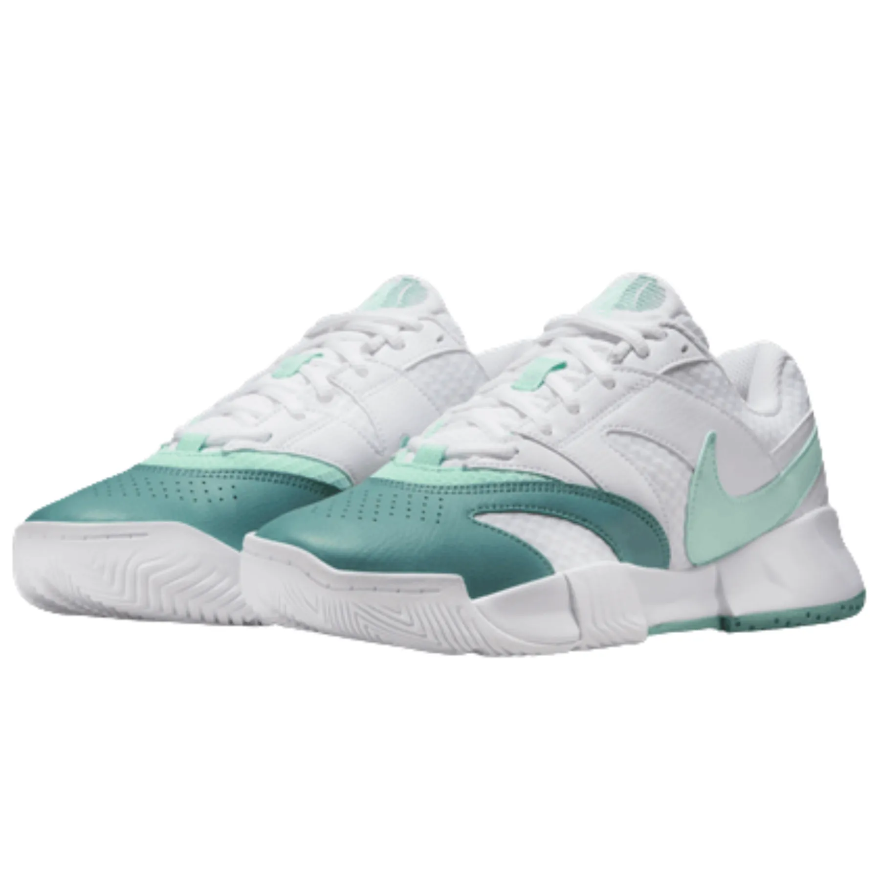 Anti Abrasion Nike Court Lite 4 Women's Tennis Shoes - White/Mint Foam-Cannon
