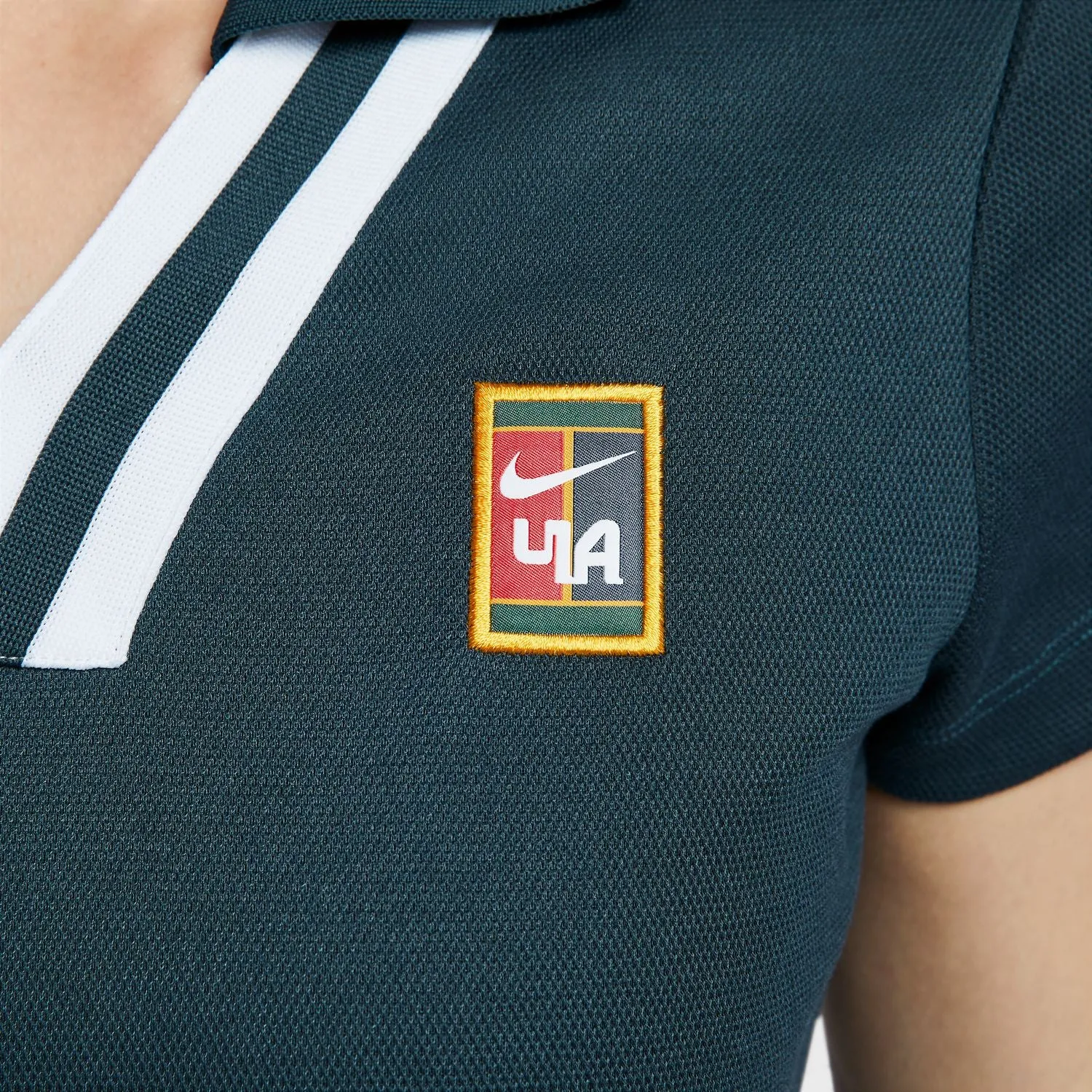 '  YOON Polo Top 'Armory Navy White' Bare Feel