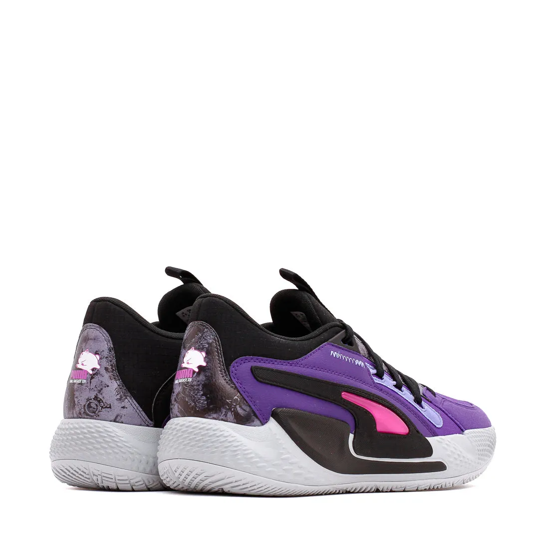 Puma Basketball Men Court Rider Chaos Final Fantasy Black Violet 378418-01 Anti Slip Inner Padding