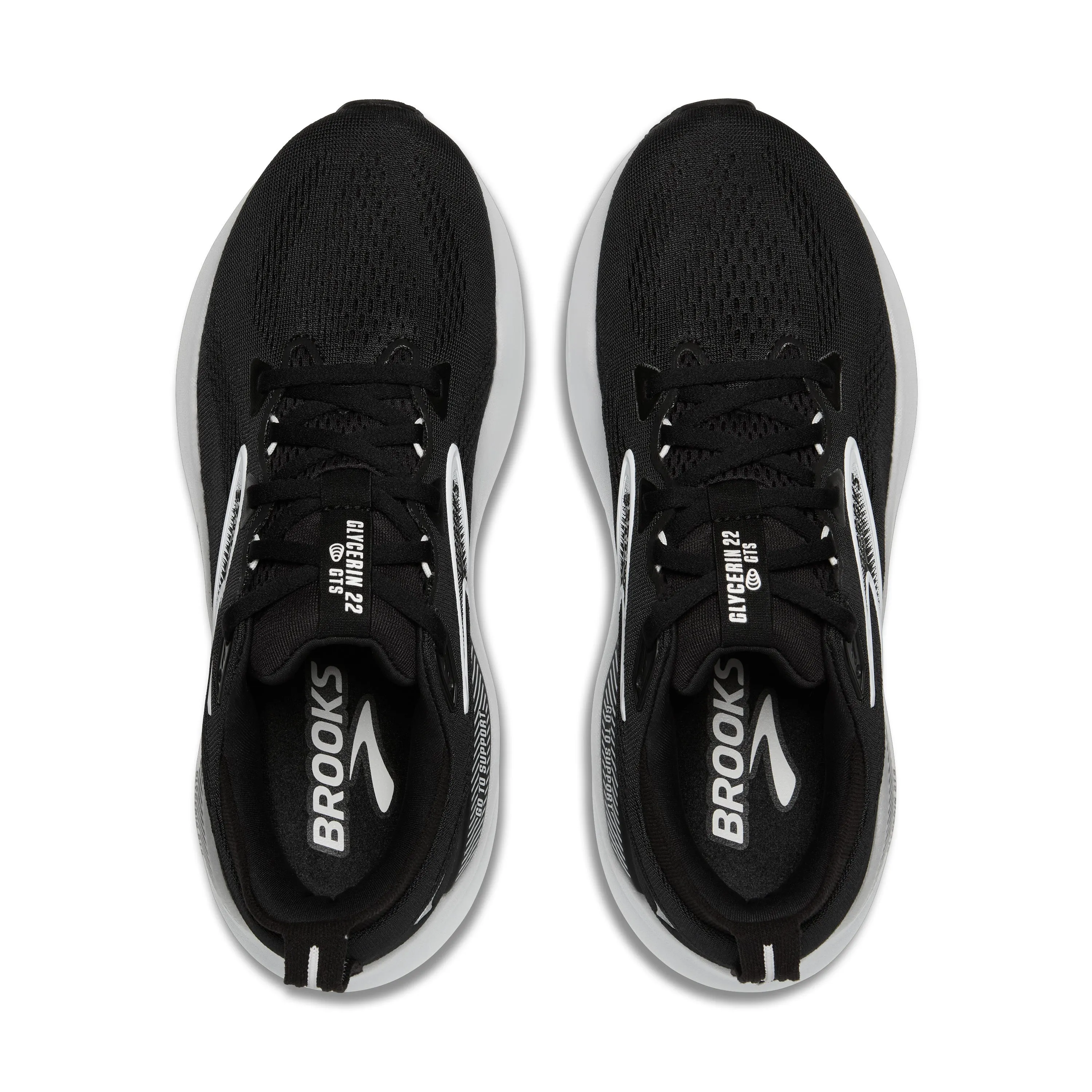 moisture - wicking footwear anatomical design BROOKS GLYCERIN GTS 22 WOMEN'S