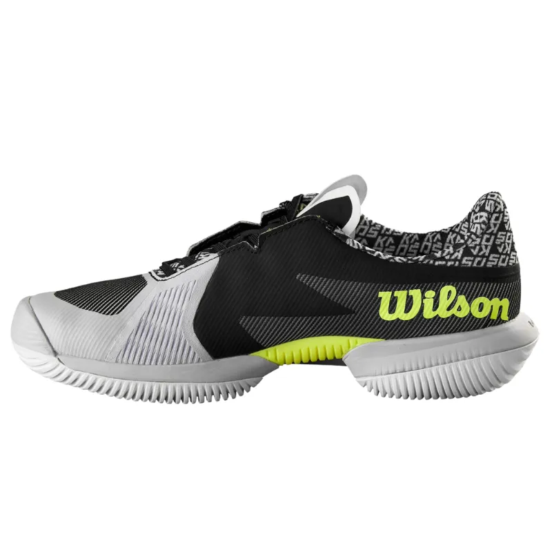 Wilson Kaos Swift 1.5 Mens Tennis Shoes - Pearl Blue / Black / Safety Yellow Health Seekers