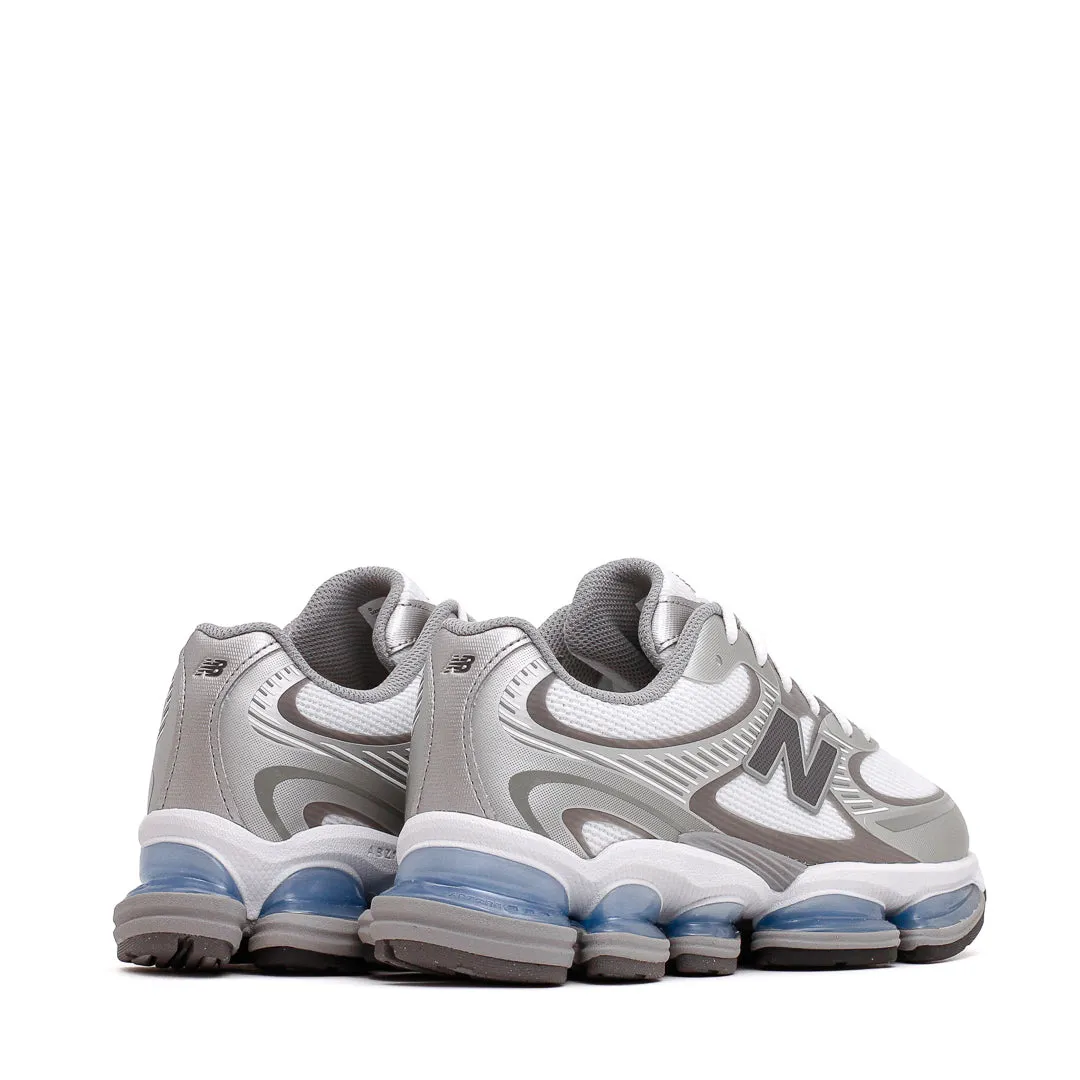 cushioning technology New Balance Unisex Abzorb 2000 White Silver Metallic Core U2000AA