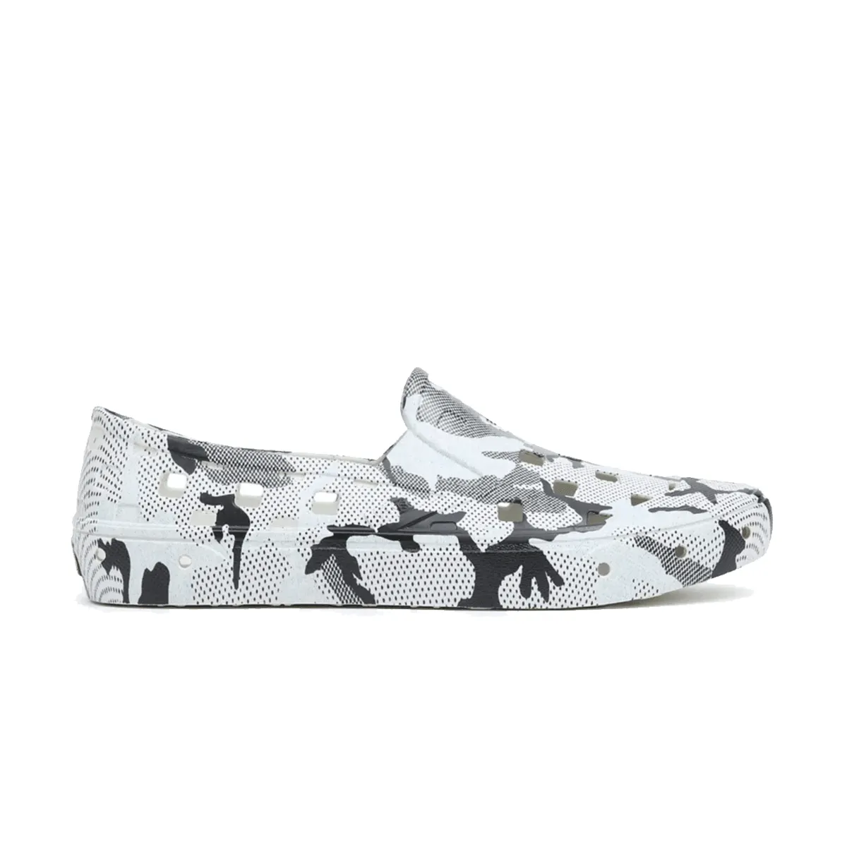 Flat Outsole Slip-On Trk 'Grey White'