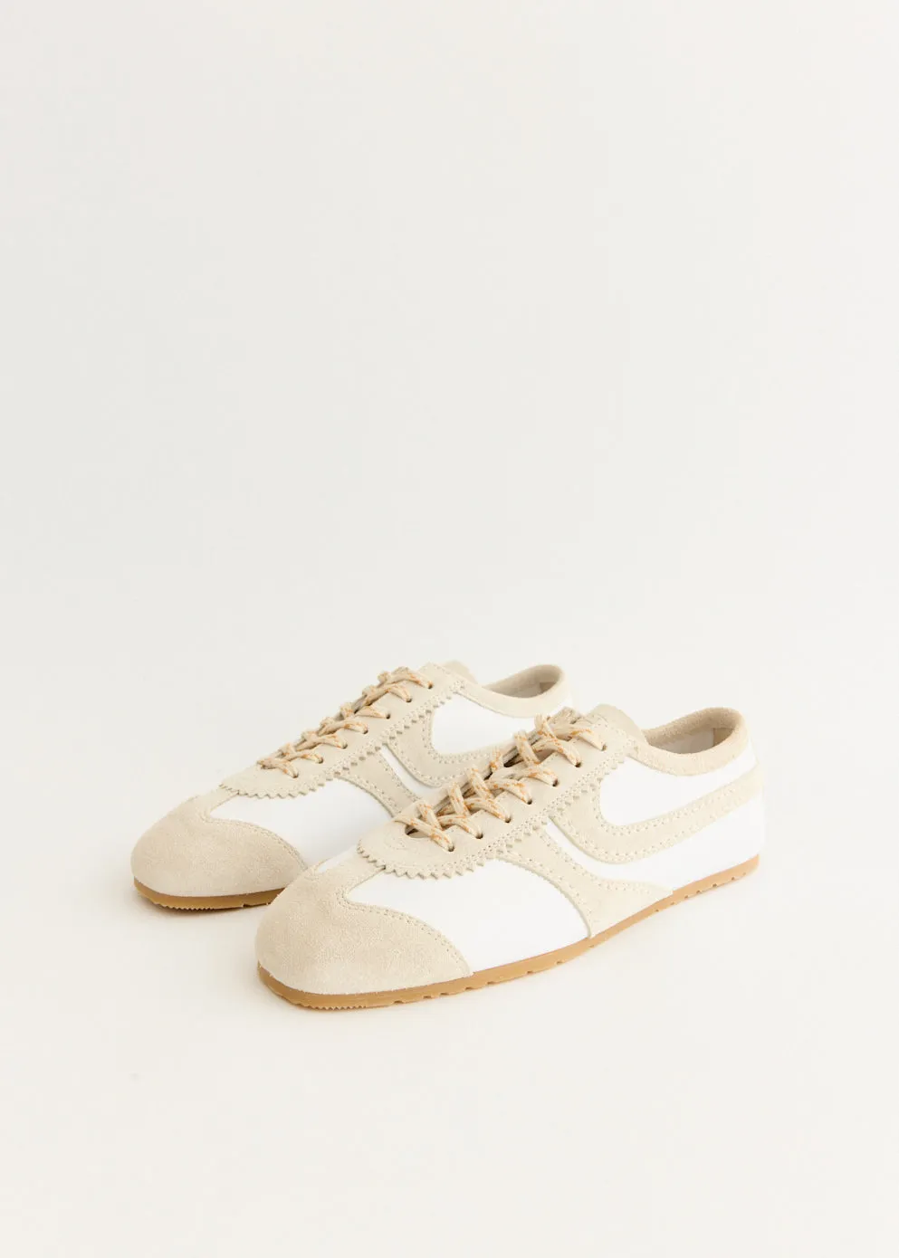 Leather Sneakers Plan Step Stretch Material