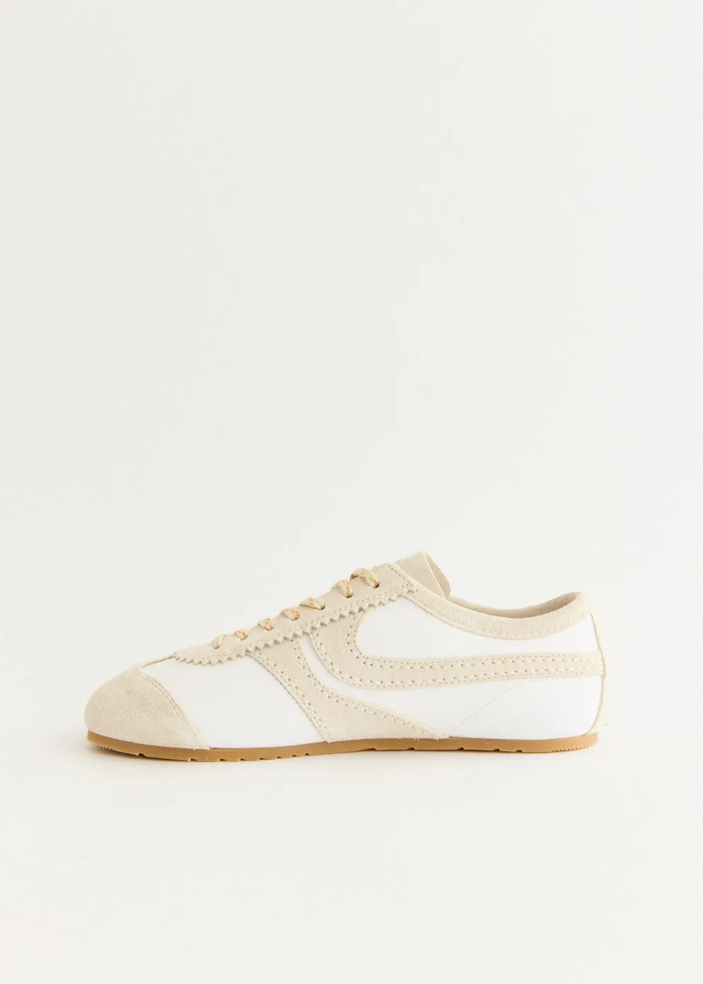 Retro Style Leather Sneakers
