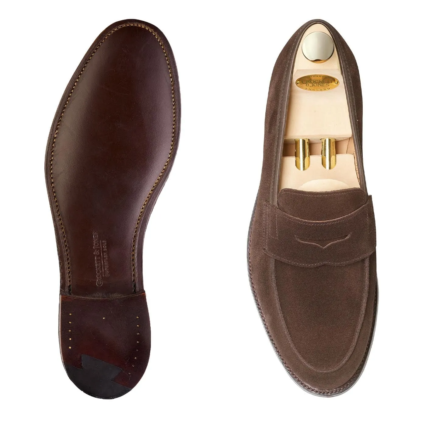 True Firm trend pick Grantham 2 Dark Oak Suede