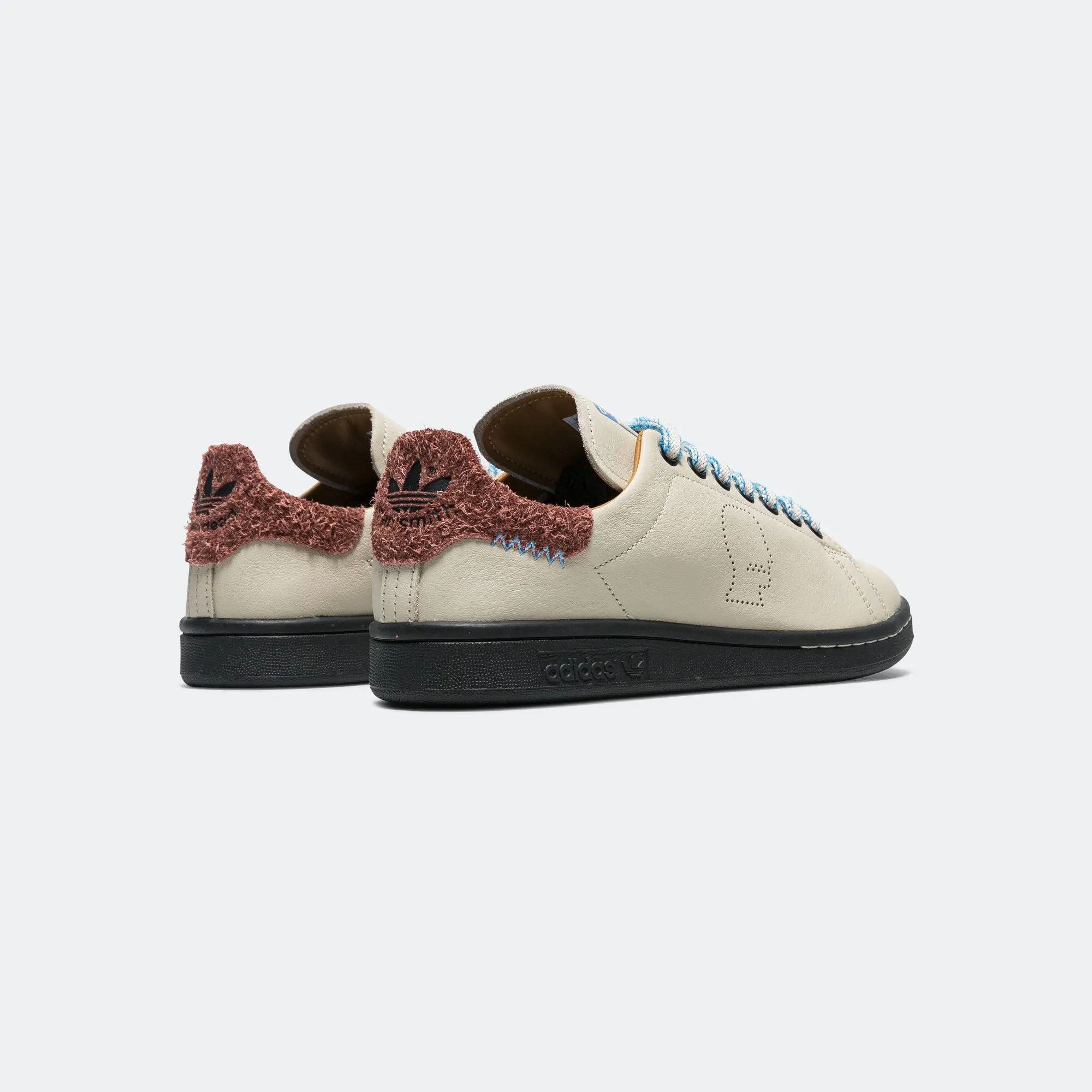Wide Footbed Enhanced comfort Stan Smith x Brain Dead - Clear Brown/Bahia Light Blue-Mesa