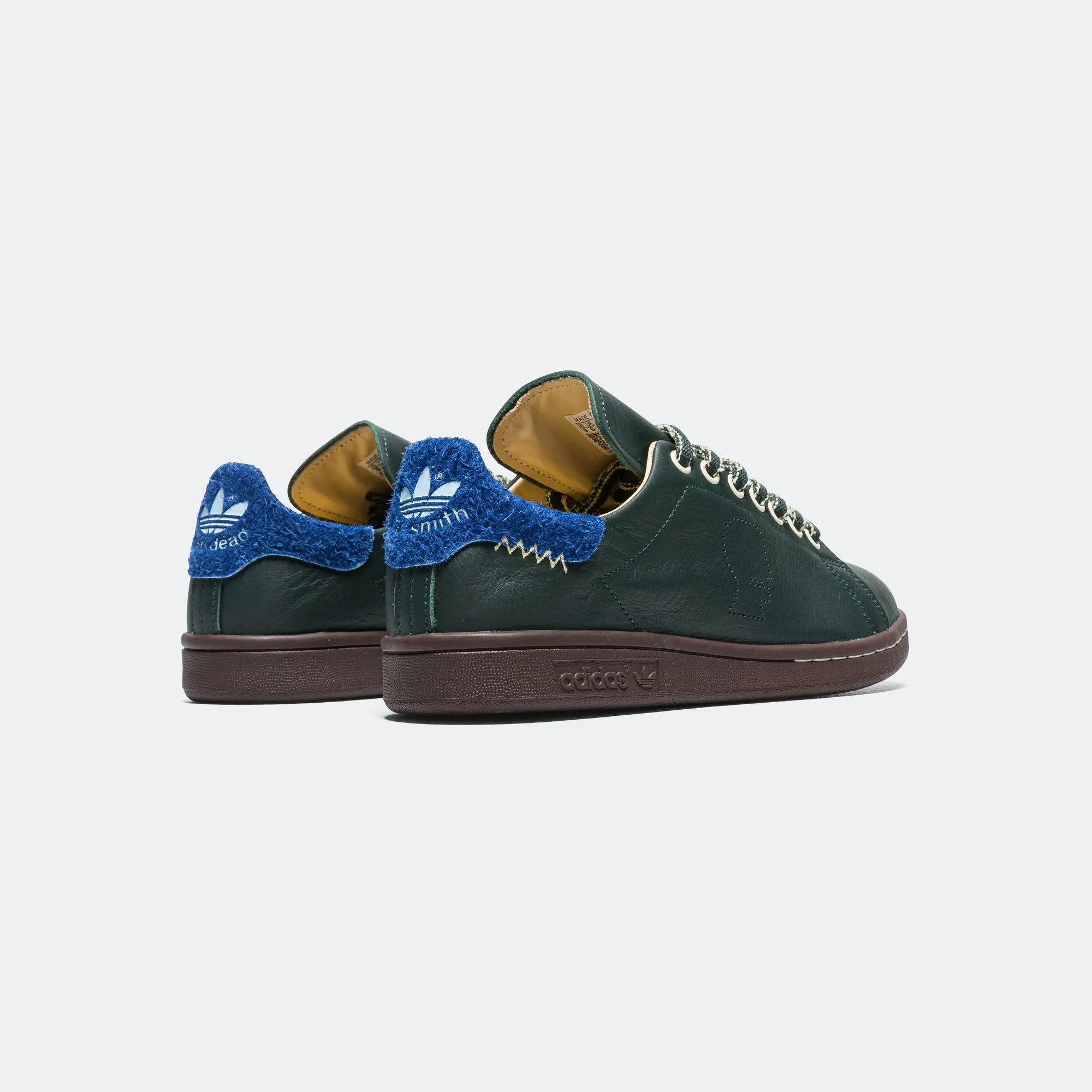 Shock Dispersing Plate Ortholite insole Stan Smith x Brain Dead - Dark Green/Bahia Light Blue-Sand Strata