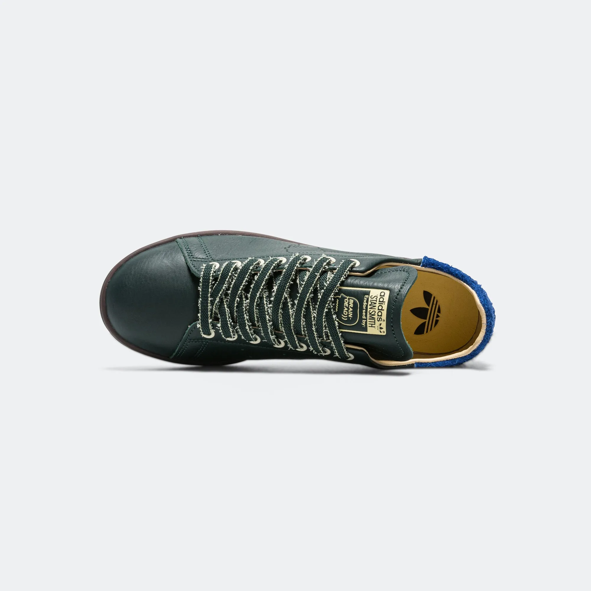 Stan Smith x Brain Dead - Dark Green/Bahia Light Blue-Sand Strata Comfy Support Durable Fabric
