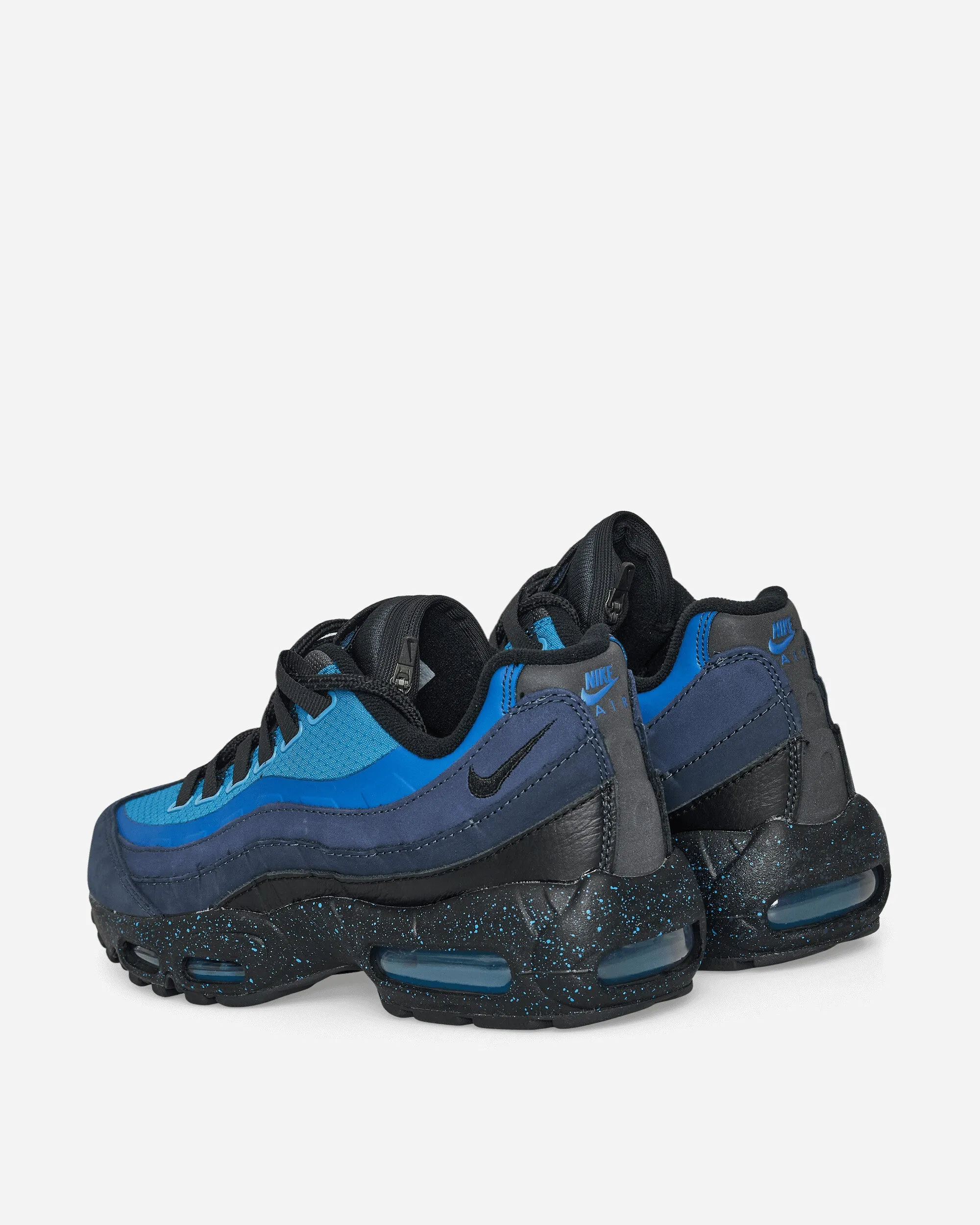 Breathable Comfort slim fit Stash Air Max 95 Sneakers Black / Harbour Blue