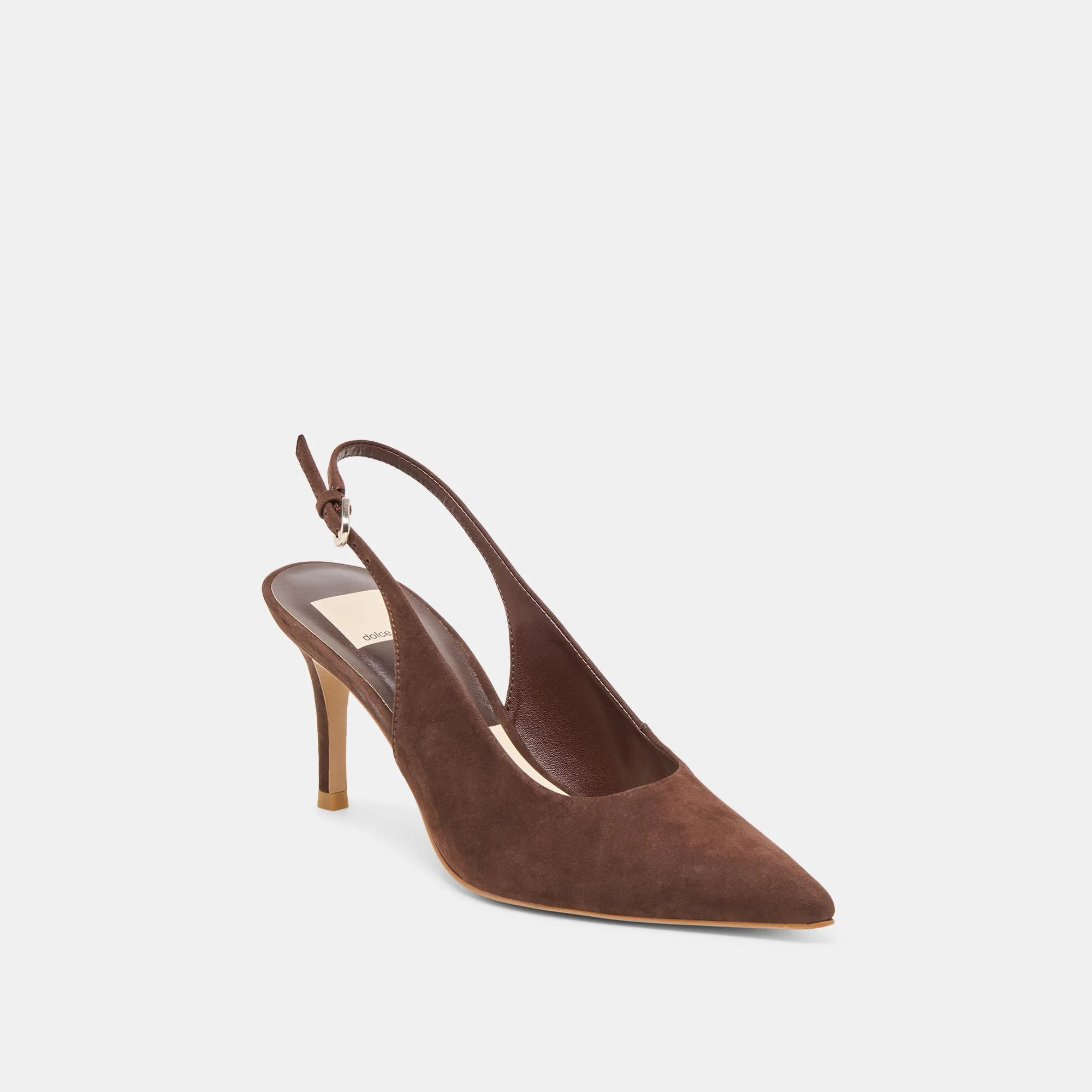 ELASI HEELS DK BROWN NUBUCK Bridal Stilettos