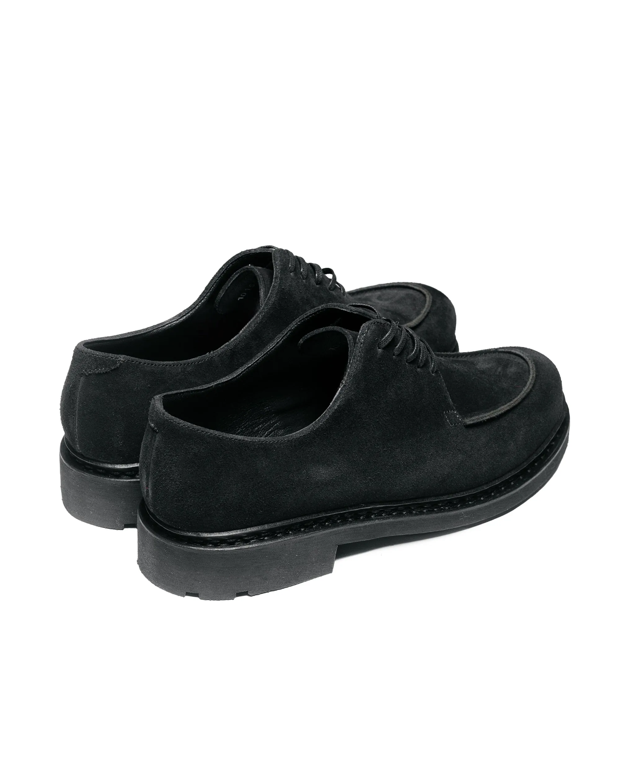 Arpenteur Paraboot Mirage Velour Noir Buckle Design