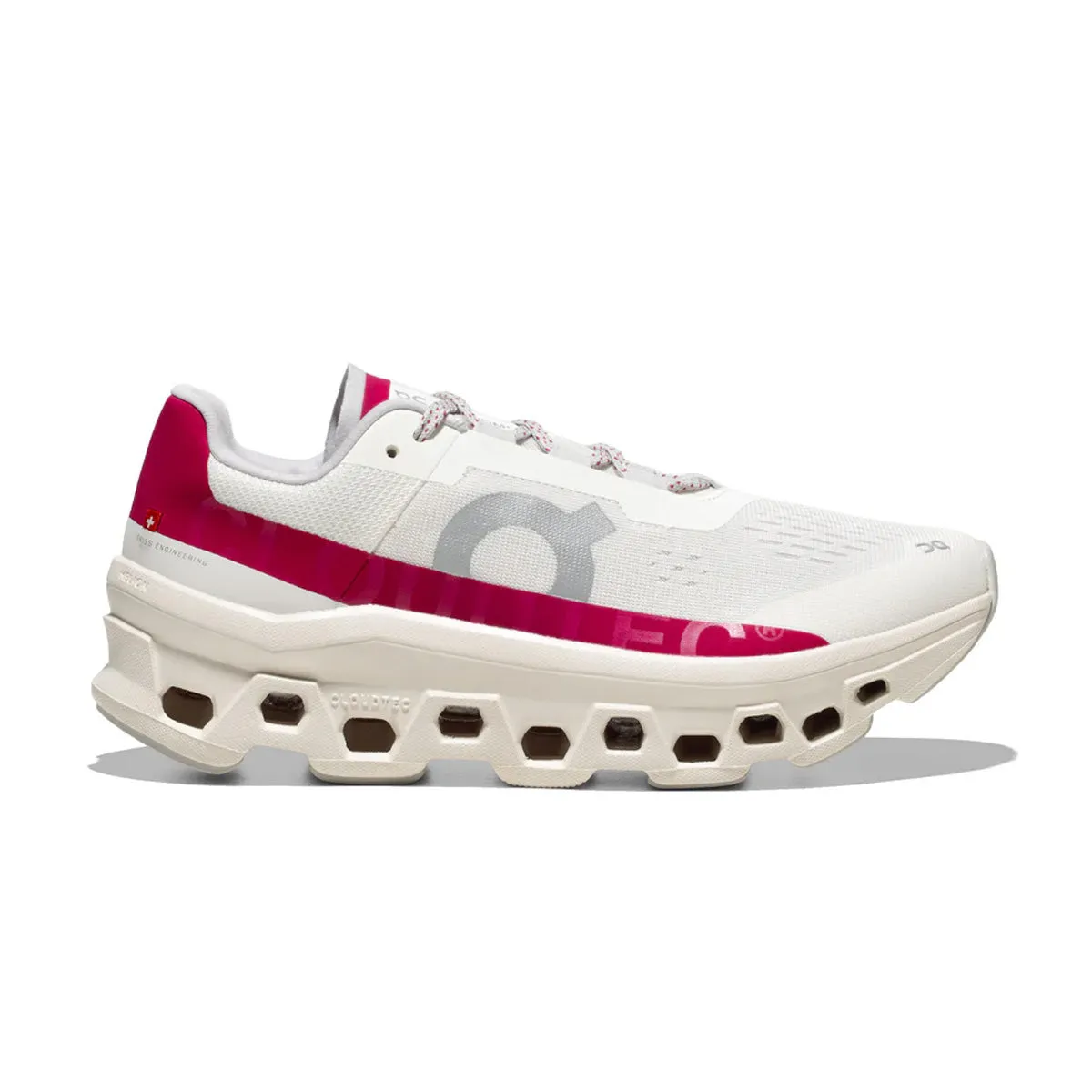Foam Midsole Breathable Outsole Wmns Cloudmonster 'Ivory Grenadine'
