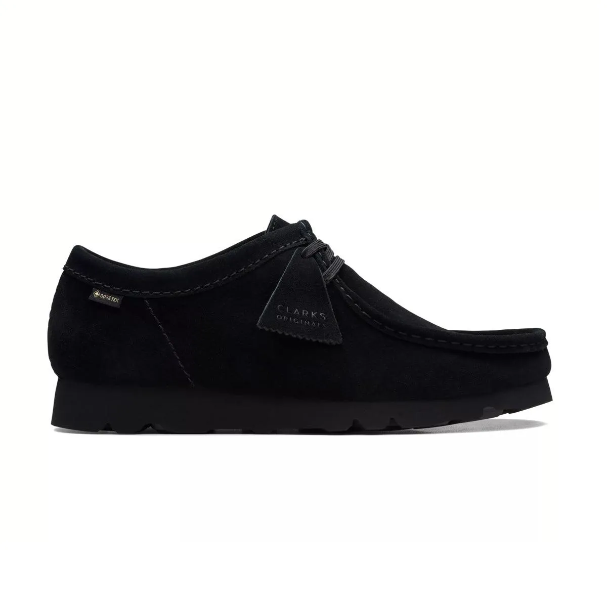 Anti Fatigue Support Perforated Ventilation System Wallabee GTX 'Black Suede'