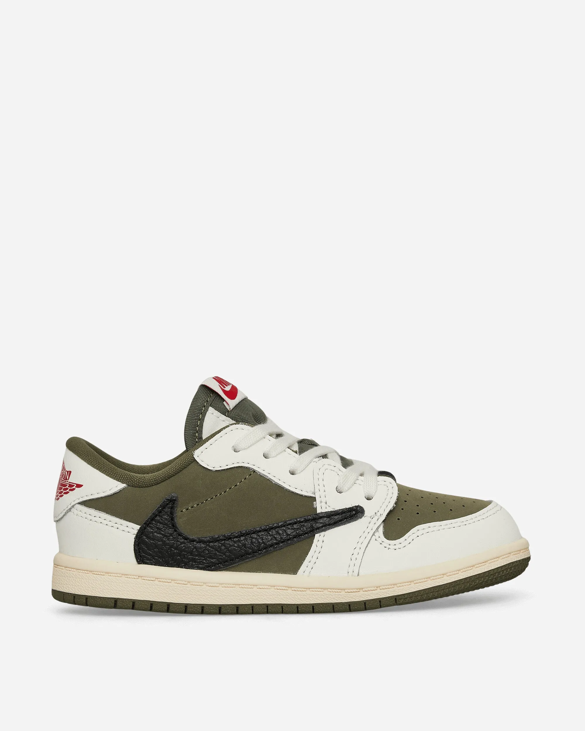 Travis Scott Air Jordan 1 Low (TD) Sneakers Medium Olive Streetwear Style